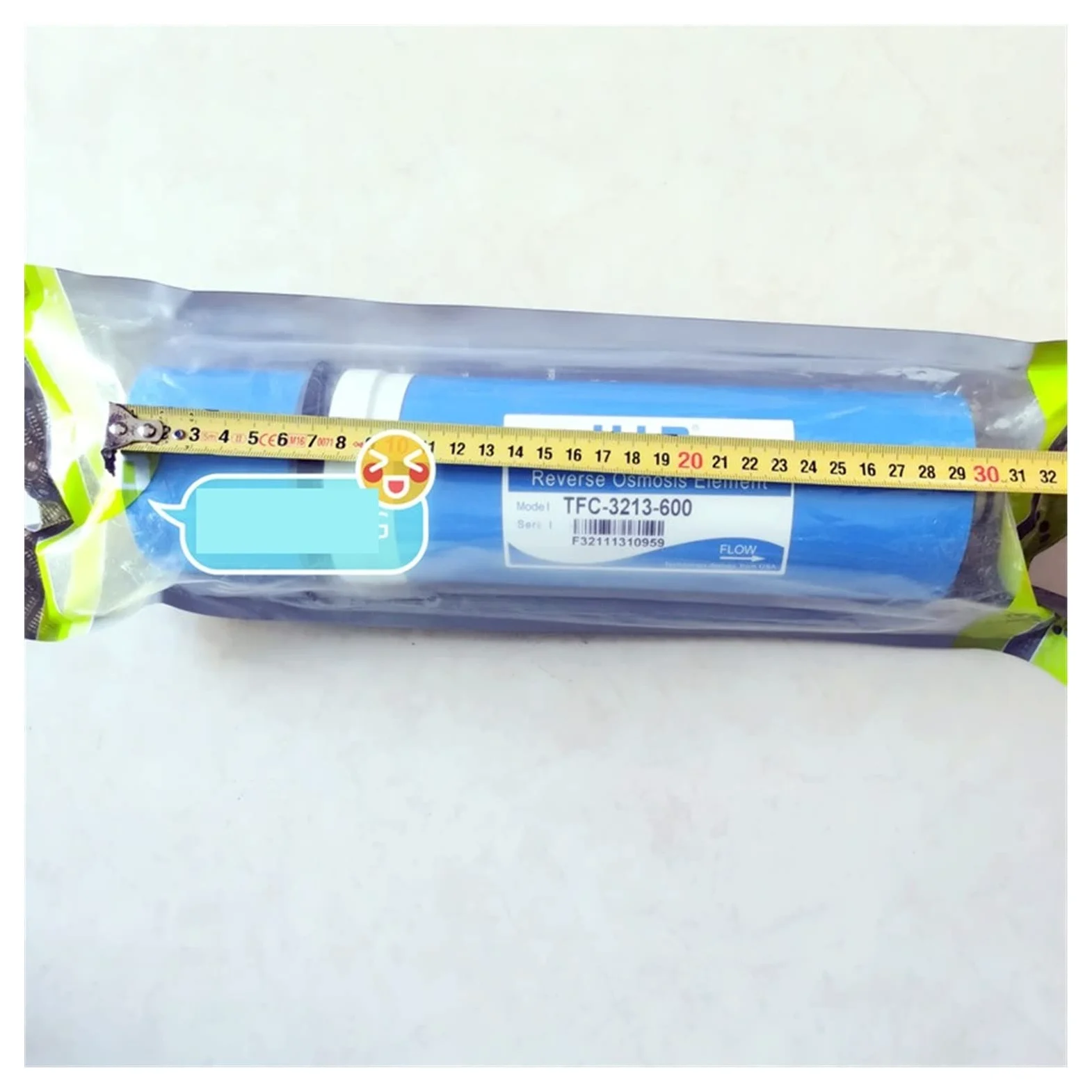 Membrana RO Original 600GPD HID TFC-3213-600 Filtro De Ósmosis Inversa Materiales seguros