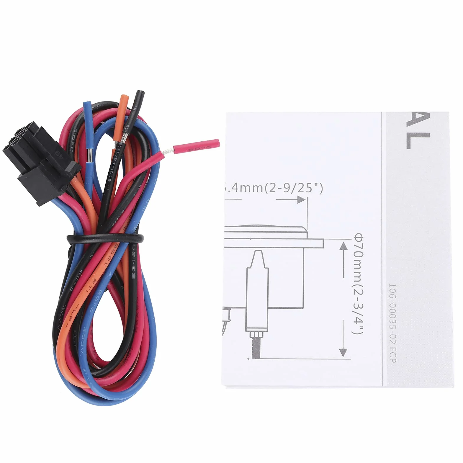 Tacómetro Medidor Digital 0-9990RPM IP67 9-32V 52mm 2 Pulgadas Pantalla LCD para Coche Camión Barco