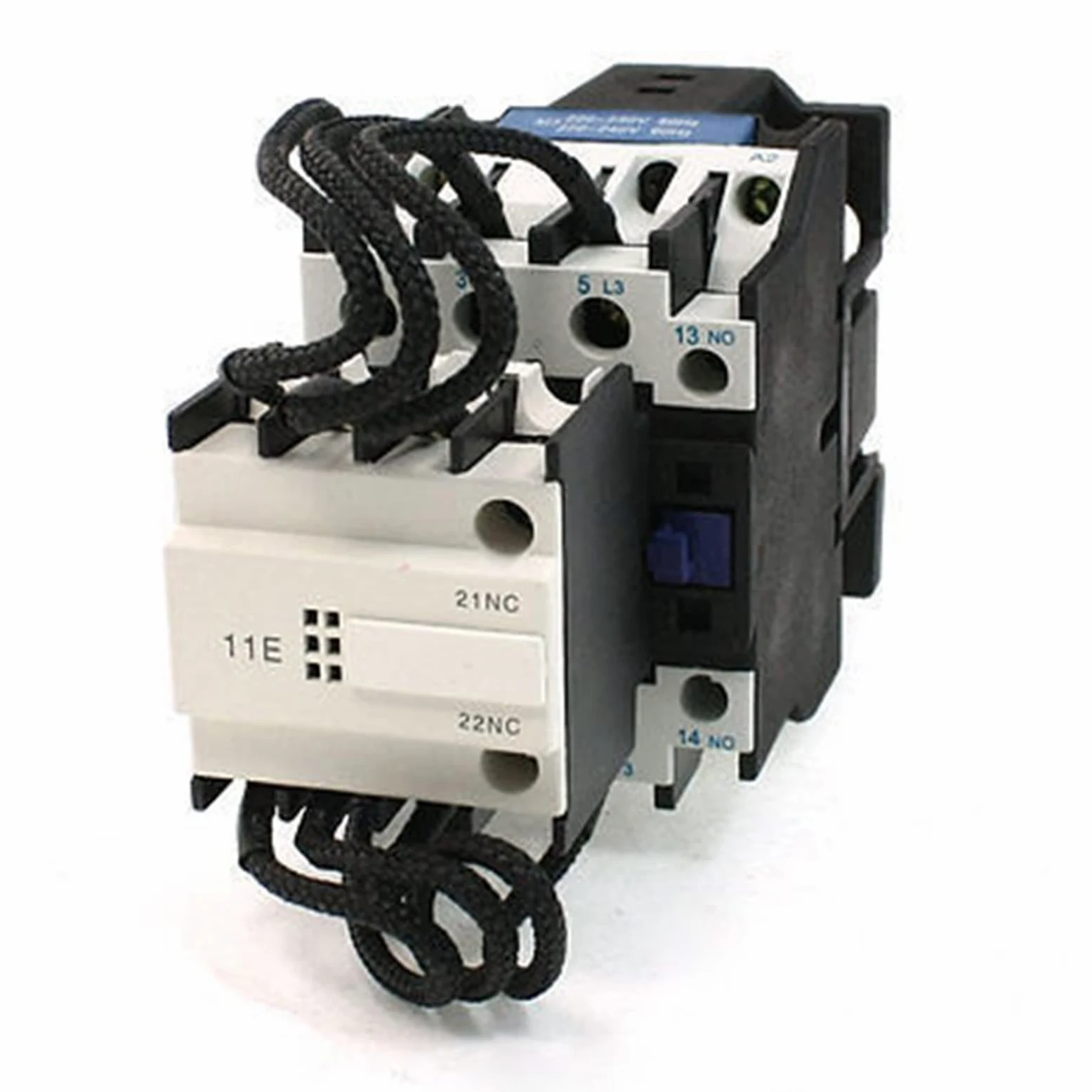 Contactor 220-230V 50Hz Bobina Montaje en carril DIN 1no+1nc Condensador conmutado Contactores Electricidad industrial Instalaciones eléctricas