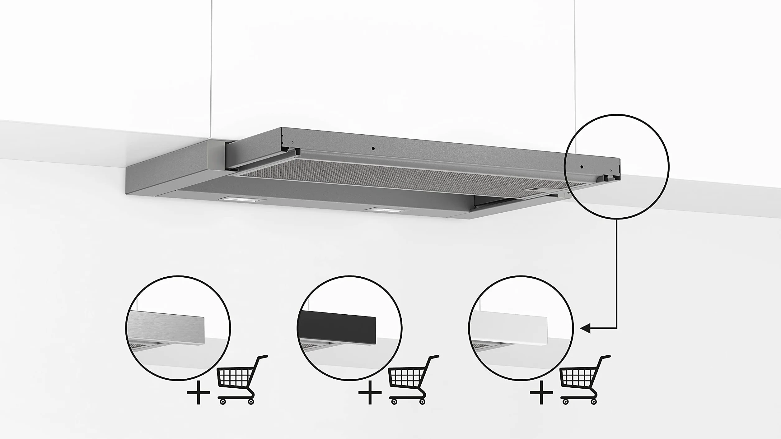 BOSCH DFS067K51 60CM Okap Kuchenny 717m³/h