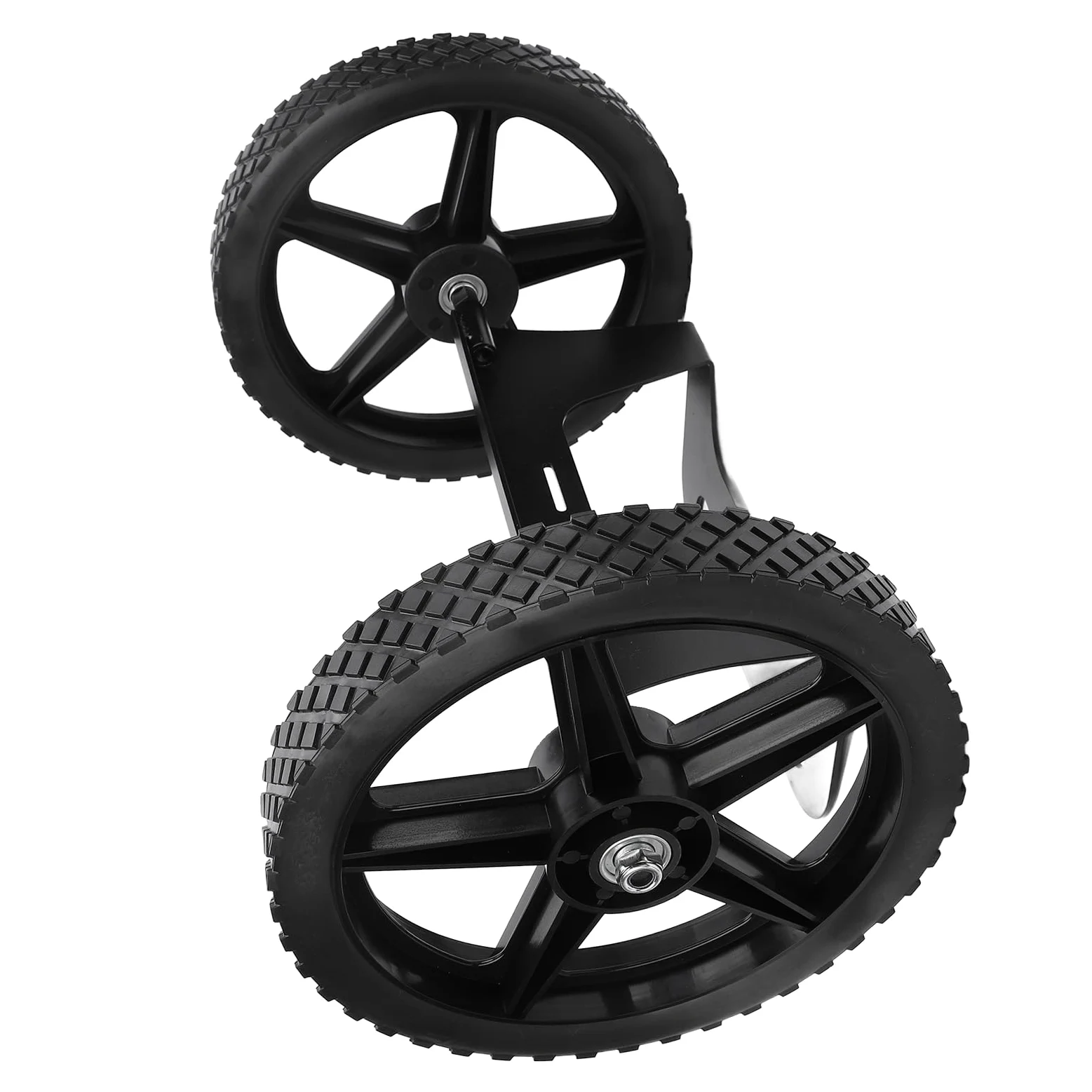 Kit de Carrito Enfriador con Ruedas de 12 Pulgadas, Kit de Eje de neumático con Rueda enfriadora con Marco de Acero, Carrito Exterior de Alta Capacidad de Carga para Acampar,