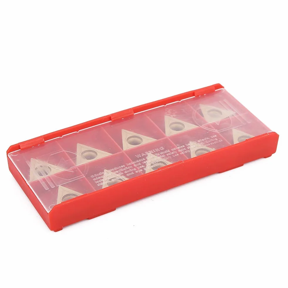 TCMT 16T304 Insertos de Torno Triangular Carburo 10 Uds Herramienta de Torneado