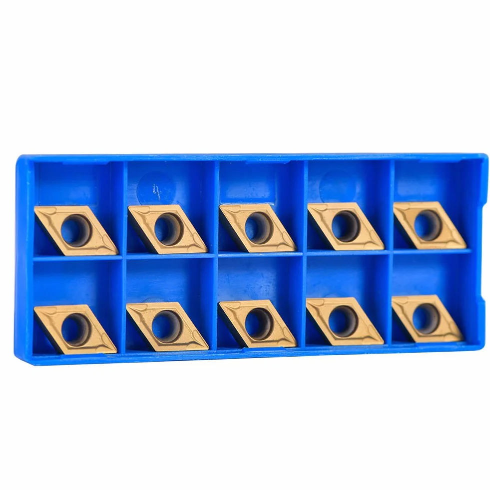 Akozon 10 Piezas Puntas de Carburo CNC Insertos Herramienta de Torneado