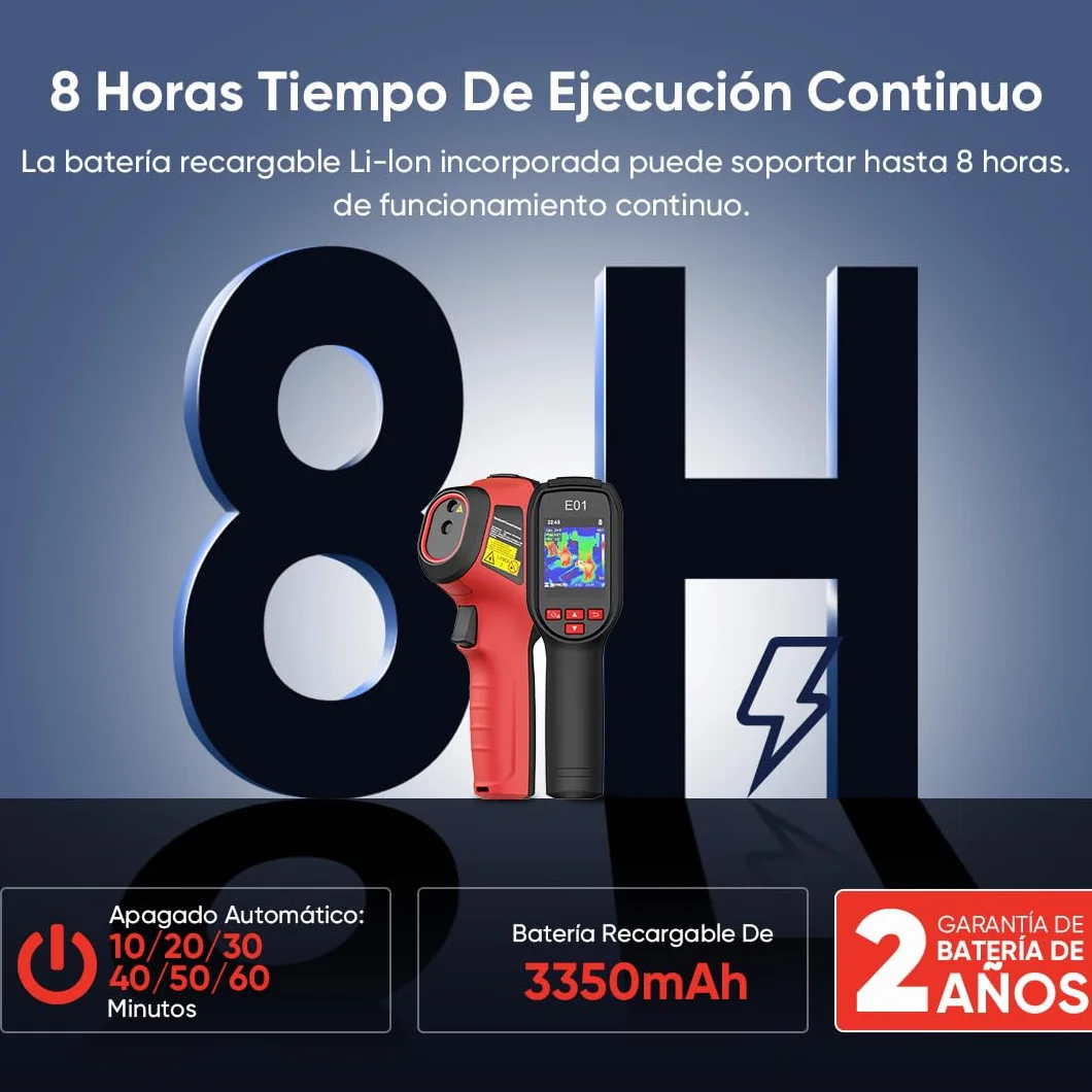 HIKMICRO E01 SuperIR Cámara Térmica de Mano Compacta 240x240 20 Hz -20°C a 400°C