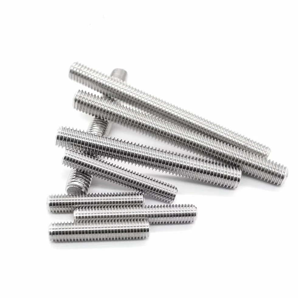 Varilla Roscada Doble Extremo M10x140mm Acero Inoxidable 2 pcs