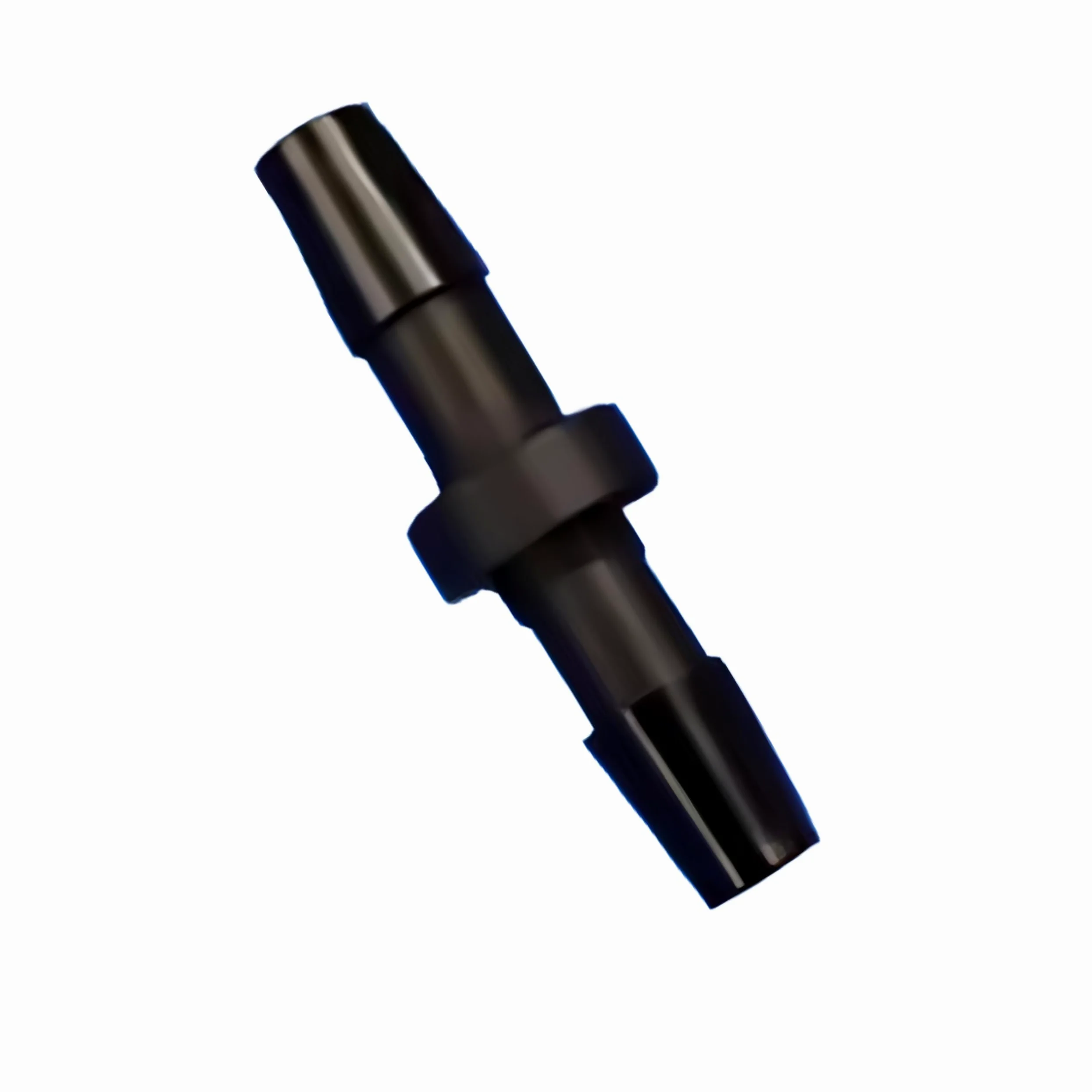 Conectores de conexión de púas for manguera de plástico reutilizable de PP transparente, paquete de 50 for maquinaria de laboratorio y alimentos(4mm 5/32inch Black)