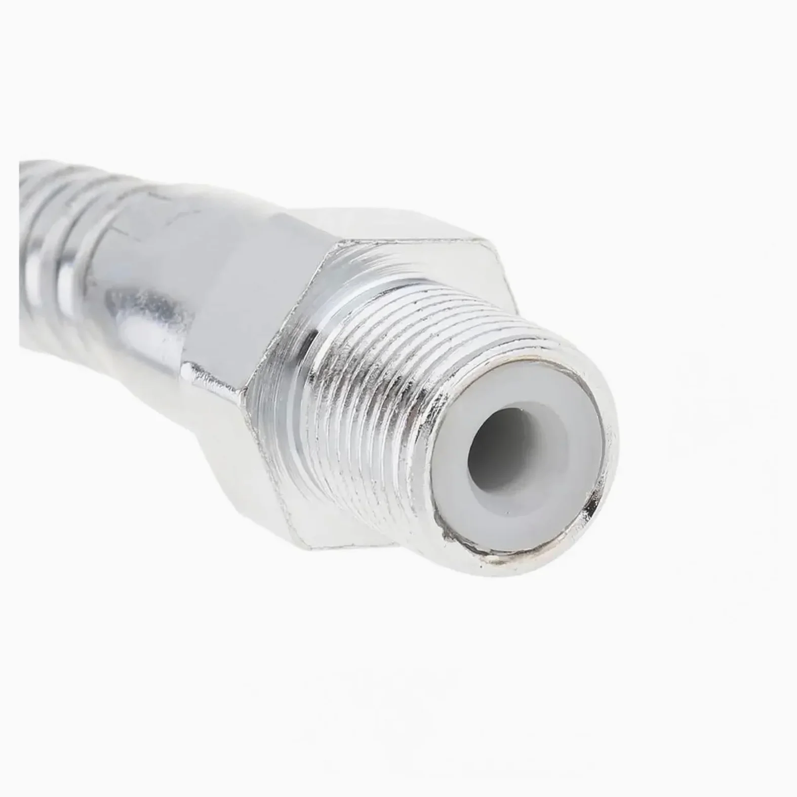 Manguera de metal flexible para máquinas CNC, tubo de refrigeración de agua y aceite de 400-700 mm con boquilla redonda