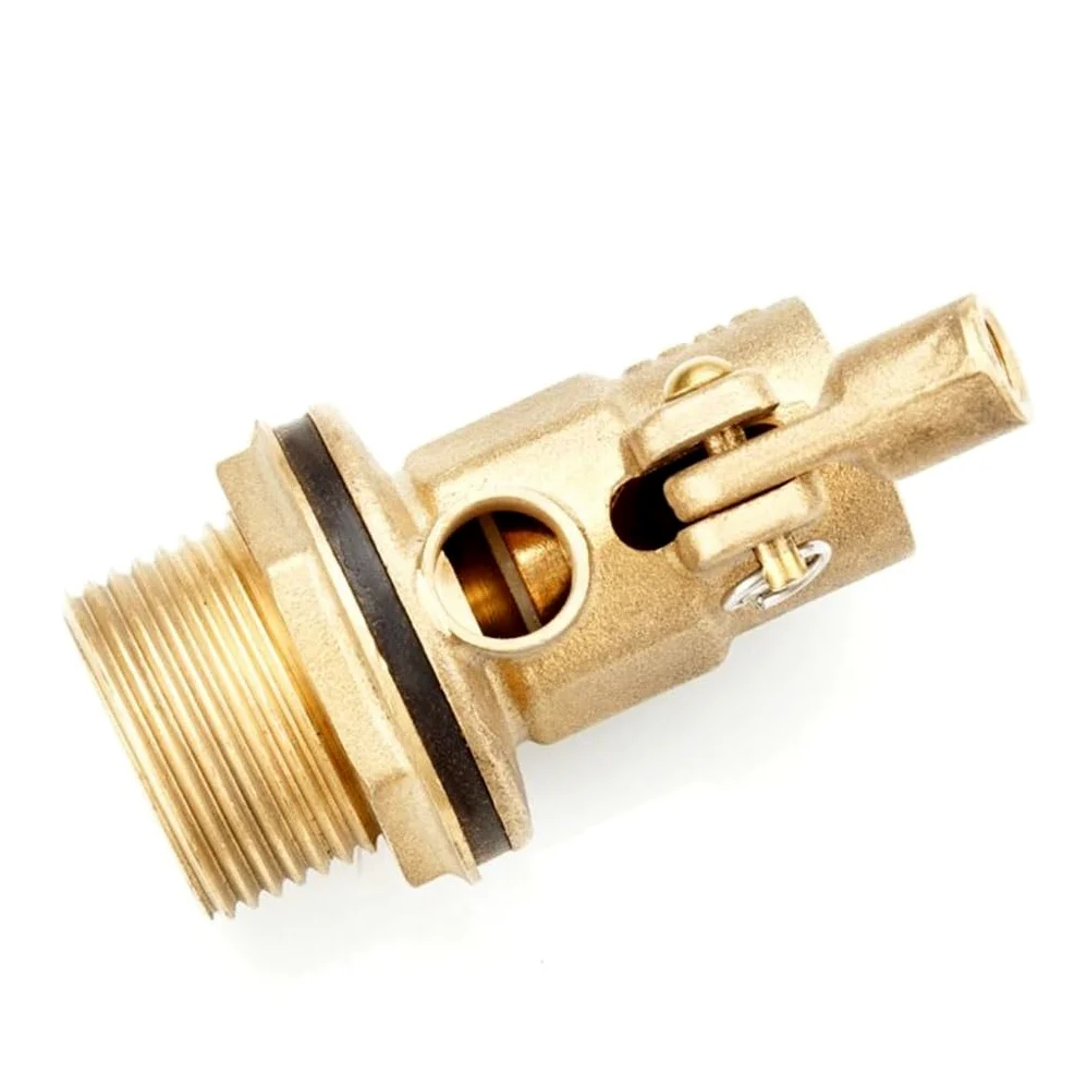 Válvula de flotador metal for tanque agua fría y caliente, 1/2" 3/4", con nivel líquido, cuerpo DN15 DN20, latón for inodoro(3/4")