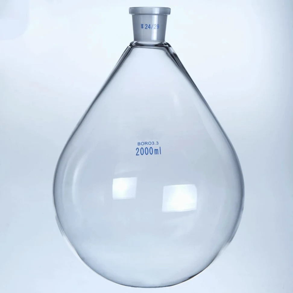 matraz de fondo redondo， Matraz de fondo redondo de una sola boca, de 5 a 1000 ml, de diferentes tamaños, for laboratorio.(1000ml 29-32)