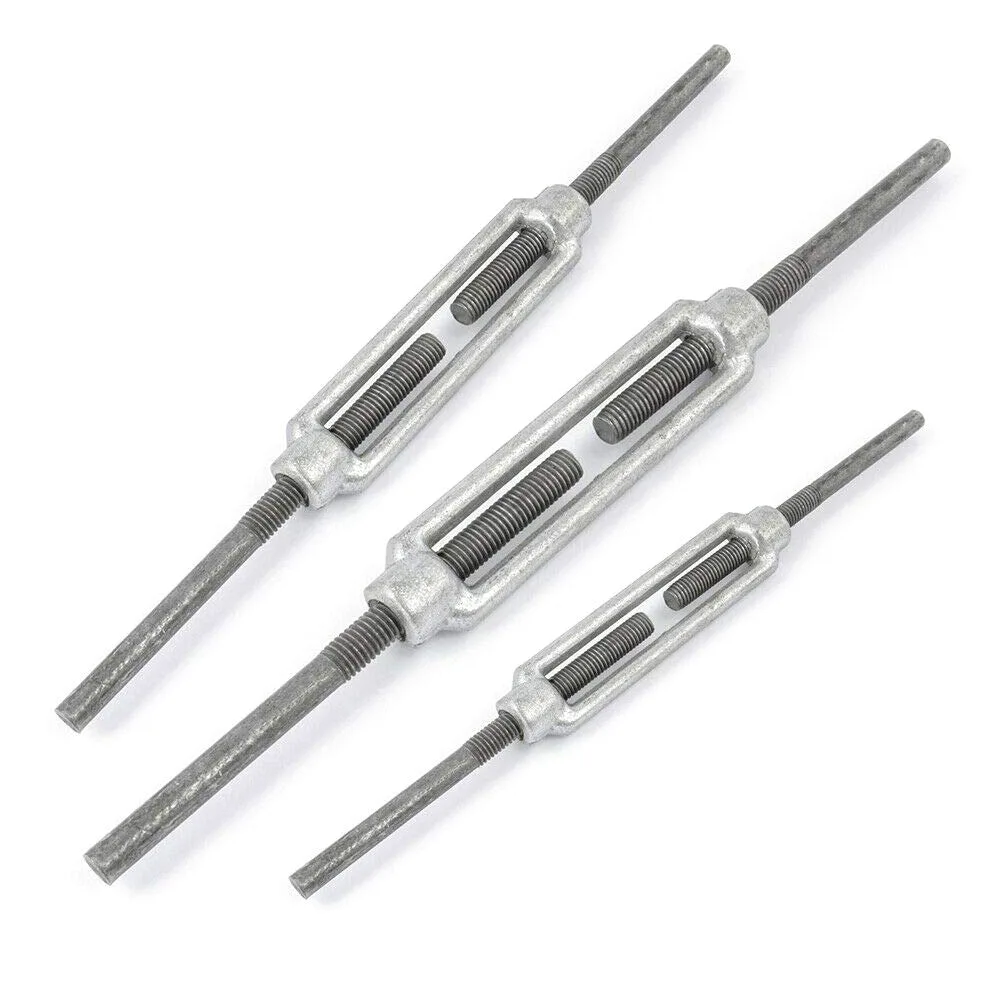 5 piezas tensores M20 Simple, acero C15, galvanizado, tensor de cable para cable de acero, tensor de cable de acero, tensor de alambre, accesorios para cuerda de cuerda