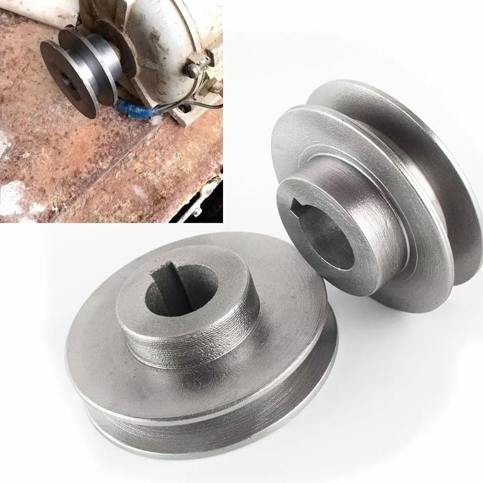 Polea de una sola ranura de hierro fundido V-Belt Rueda de transmisión para compresor de aire
