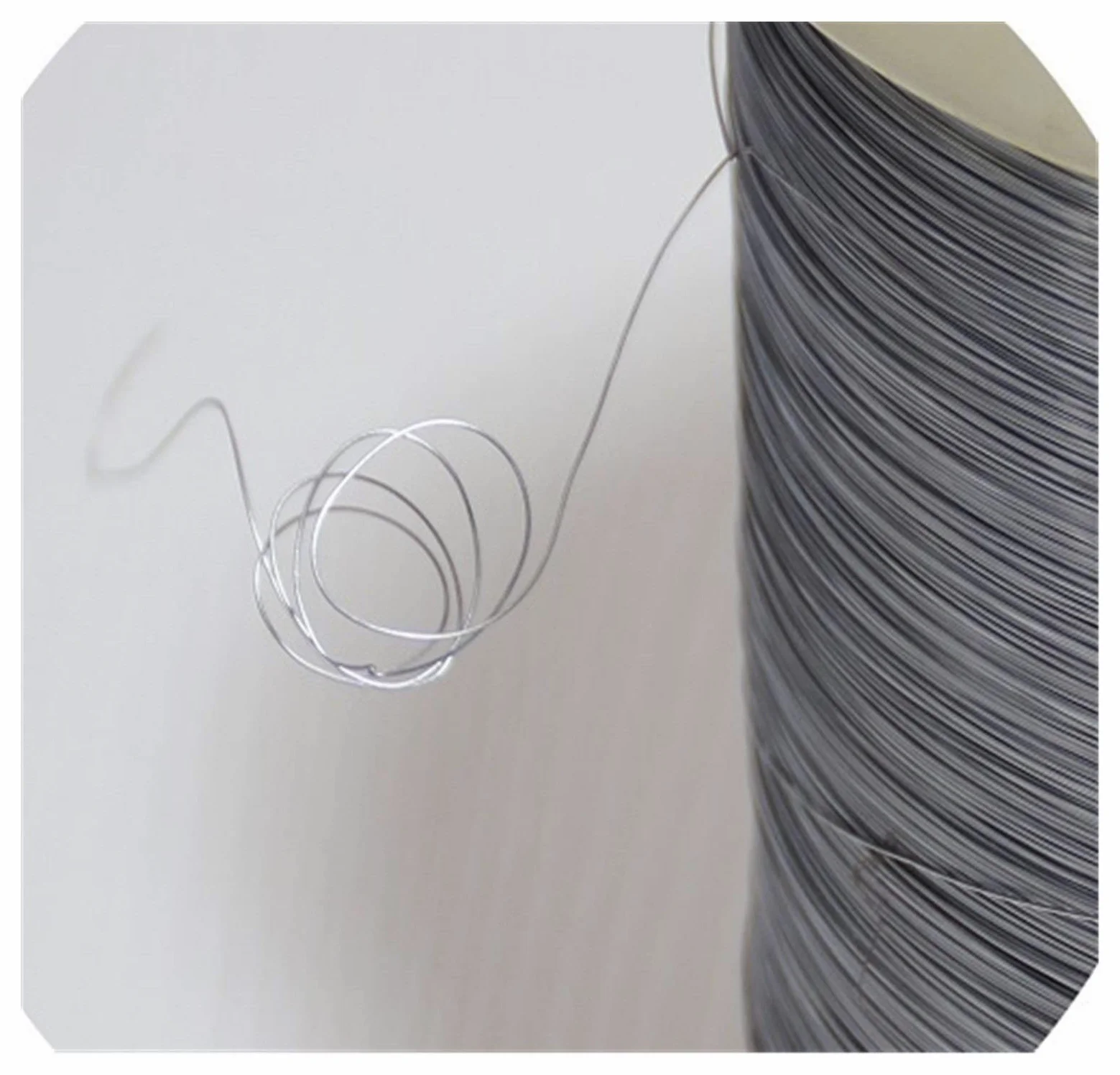 Cable Acero Plastificado,Cable Acero 0,1 mm 4-304 1kg Más suave alambre de acero inoxidable, individual y recocido(0.12MM)