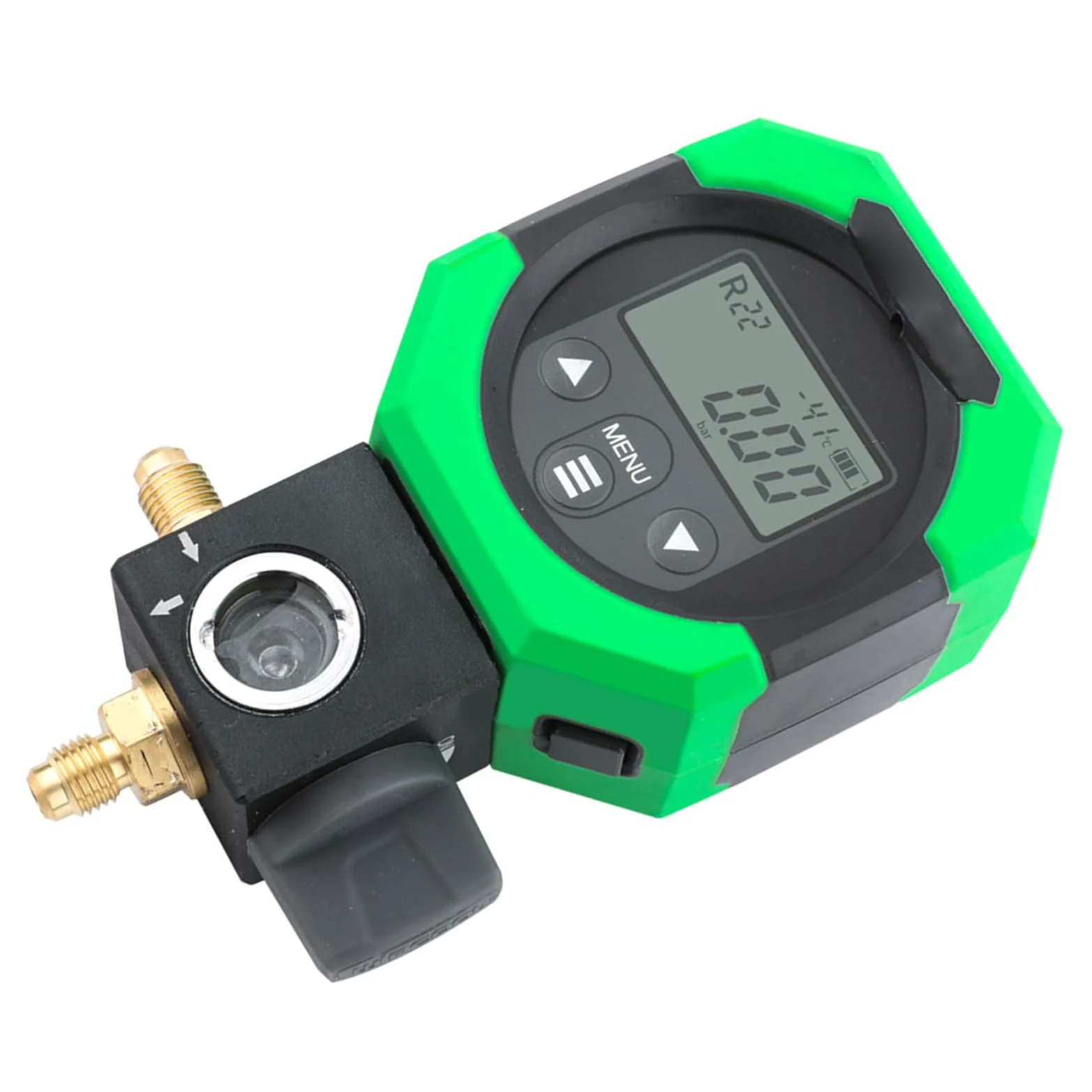 Generic Vacuómetro Industrial Digital de Alta Precisión para Tareas de Refrigeración con Pantalla Retroiluminada y Batería Recargable para Profesionales de HVAC