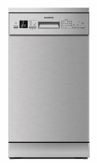 Infiniton Lavavajillas DIW-A45I 45 cm 10 Servicios 7 Programas 47 dB Inox