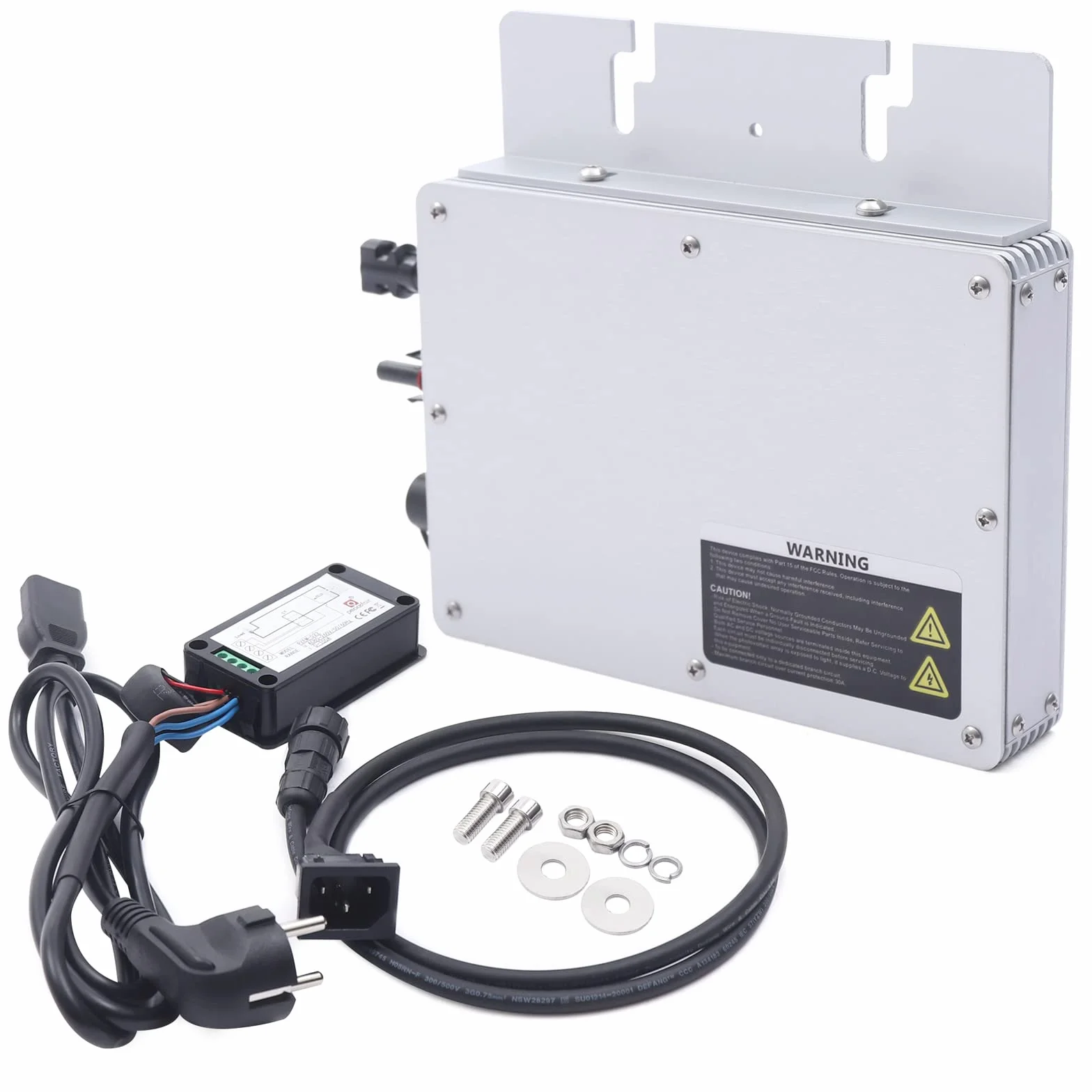 Microinversor de red solar de 300 W, con indicador LED, alta tasa de transferencia de energía, potente control MPPT integrado, microinversor de 220 V