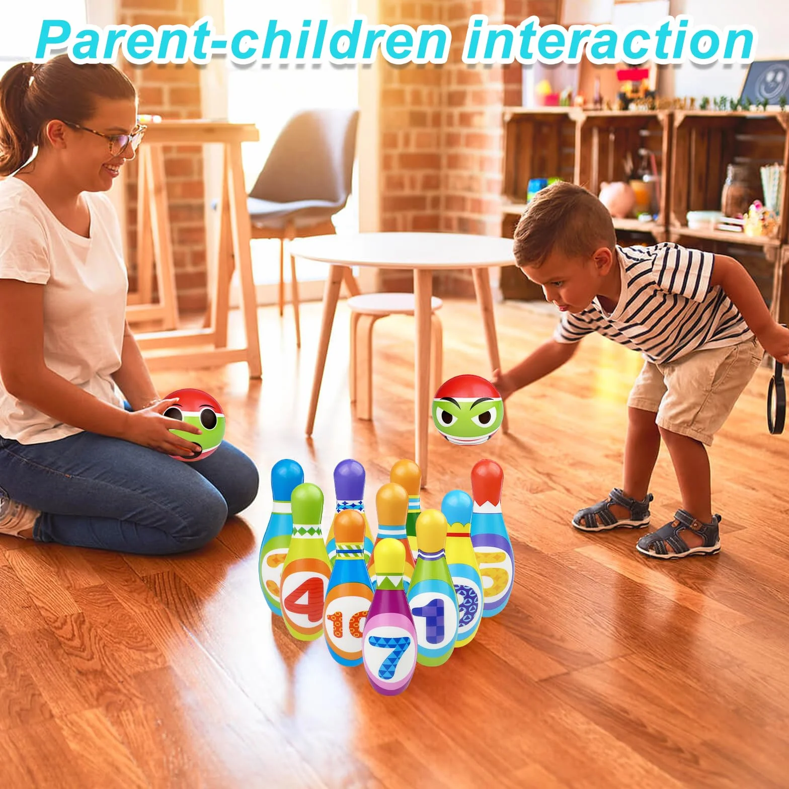 Bolos Infantiles Juego Niños 3 Años 12Pcs Juguetes Montessori 3 4 5 6 Años