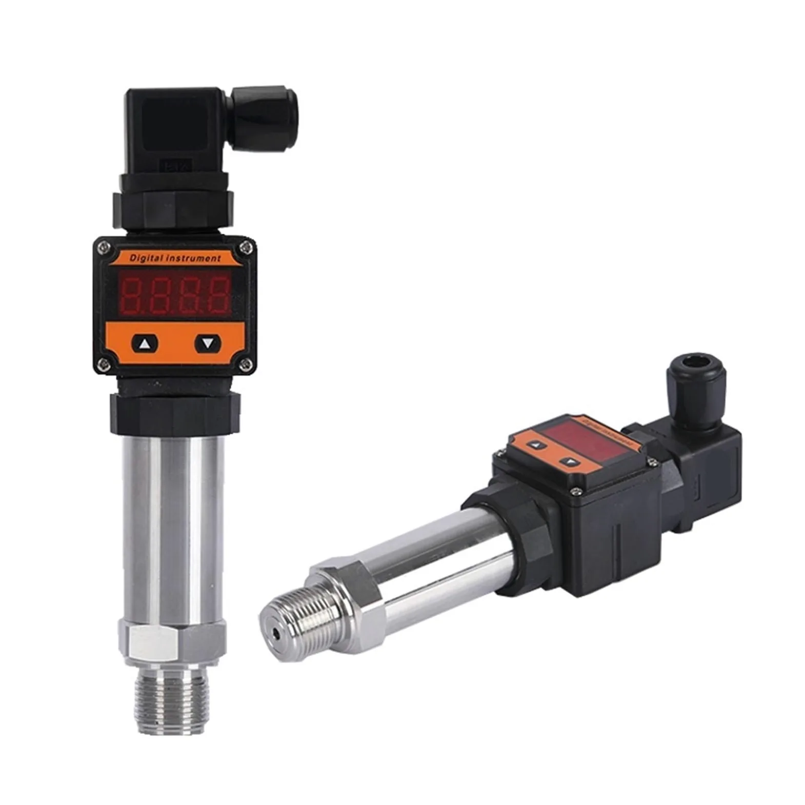 Transductor de presión de aceite, agua, aire y agua de 4-20 mA con pantalla LED, transmisor de presión absoluta de silicio por difusión de 0-1000 bar(0-4Mpa)