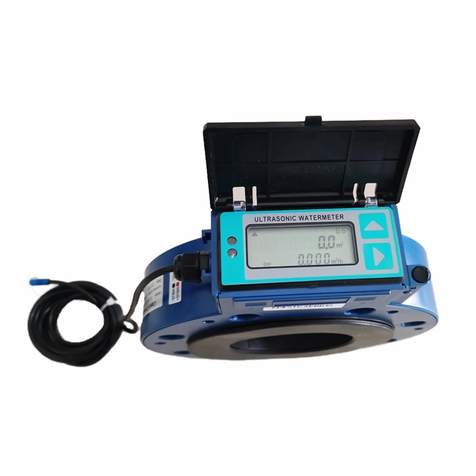 Caudalímetro ultrasónico RS485 DN50 DN65 DN100 Medidor de flujo de agua inalámbrico remoto