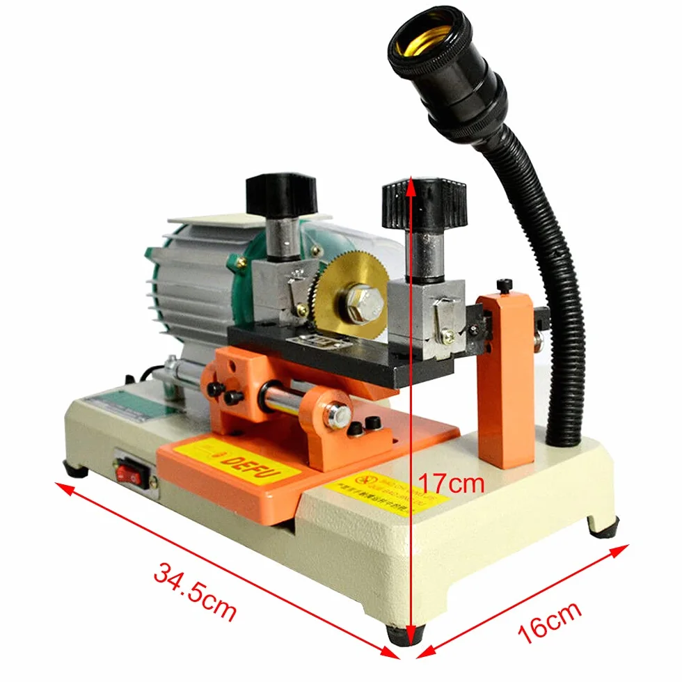 120 W máquina copiadora de llaves 238RS profesional horizontal máquina de llave fresadora de llaves 220V herramienta de cerrajero