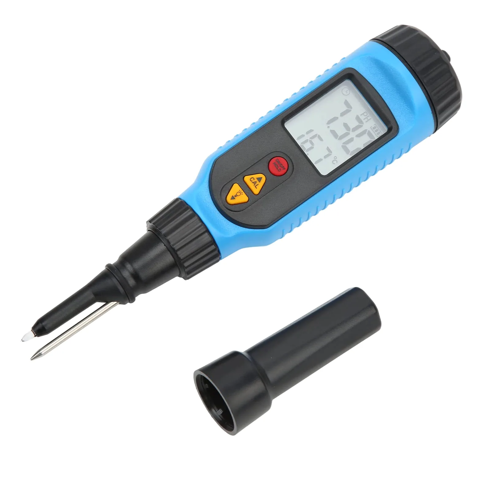 Marhynchus Tester de PH Pen, Medidor de PH Digital para Agua de Alta Precisión Tipo de Pluma Probador de para Hidroponía Piscina y Acuario de Bebidas para el Hogar, Tester LCD