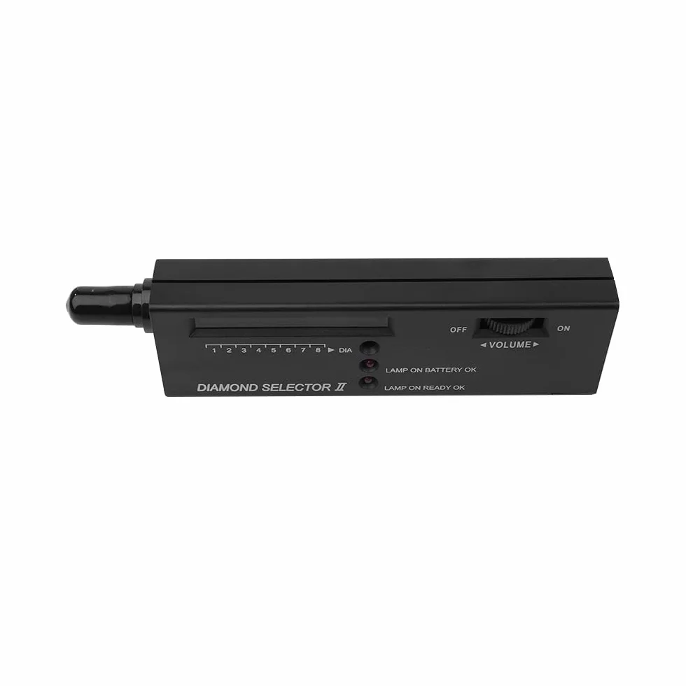 Pluma de Diamante Probador de Dureza con Lupa LED 30x Herramienta de Prueba de Diamantes