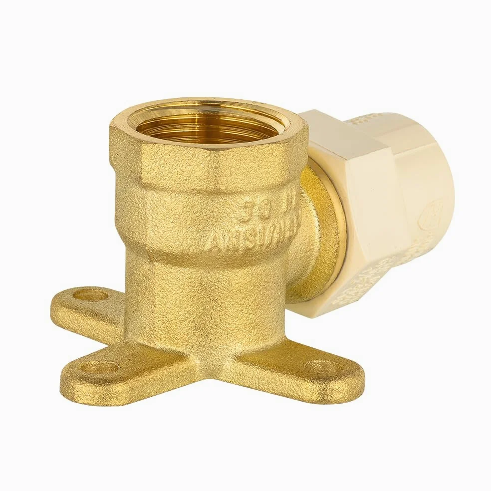 EFIELD - Codos de oreja de latón NPT hembra de 1,27 cm x 1,27 cm, latón sin plomo (paquete de 5)