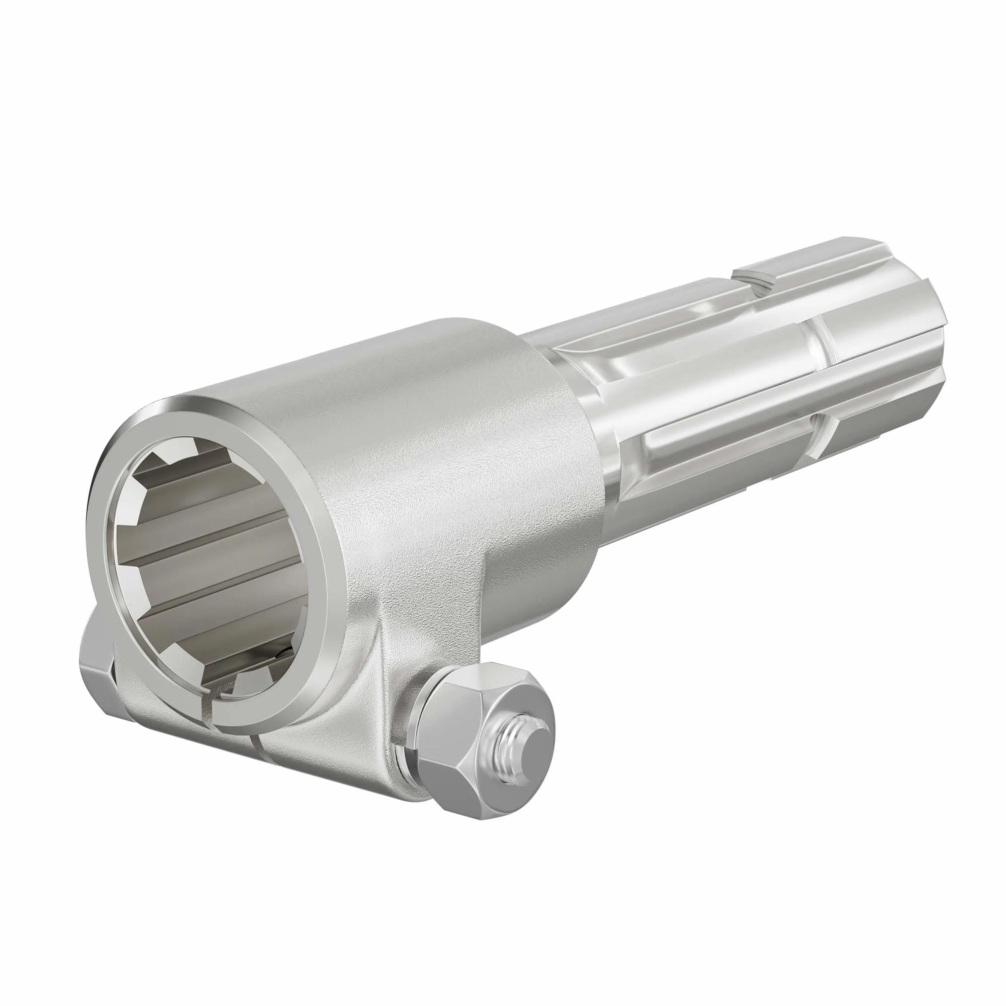 WilTec Toma de Fuerza PTO 160 mm Casquillo Eje Estriado 8-32x38x6 Eje de Salida 1 3/8" 6 Tractor