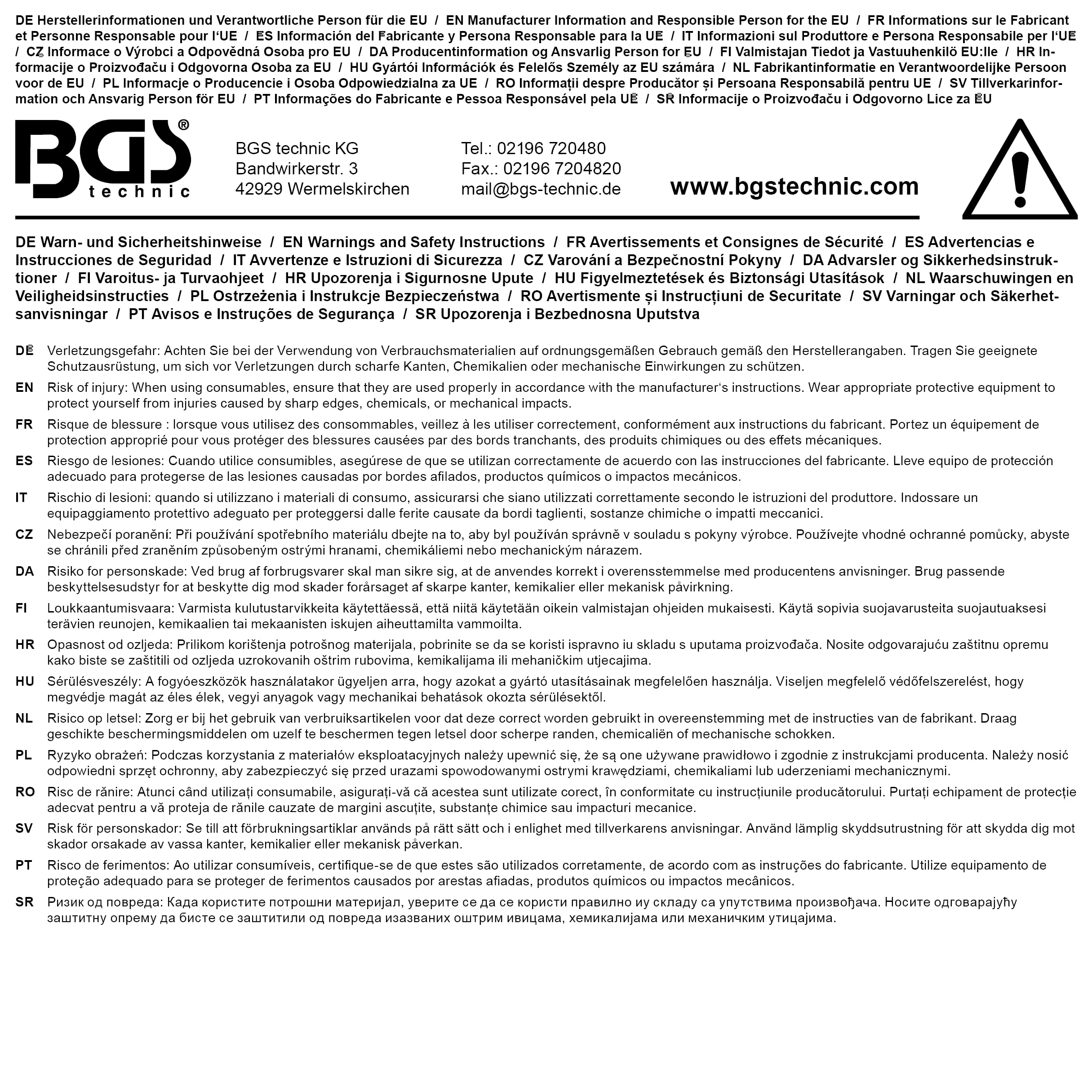 BGS 9634 | Surtido de conectores | 350 piezas