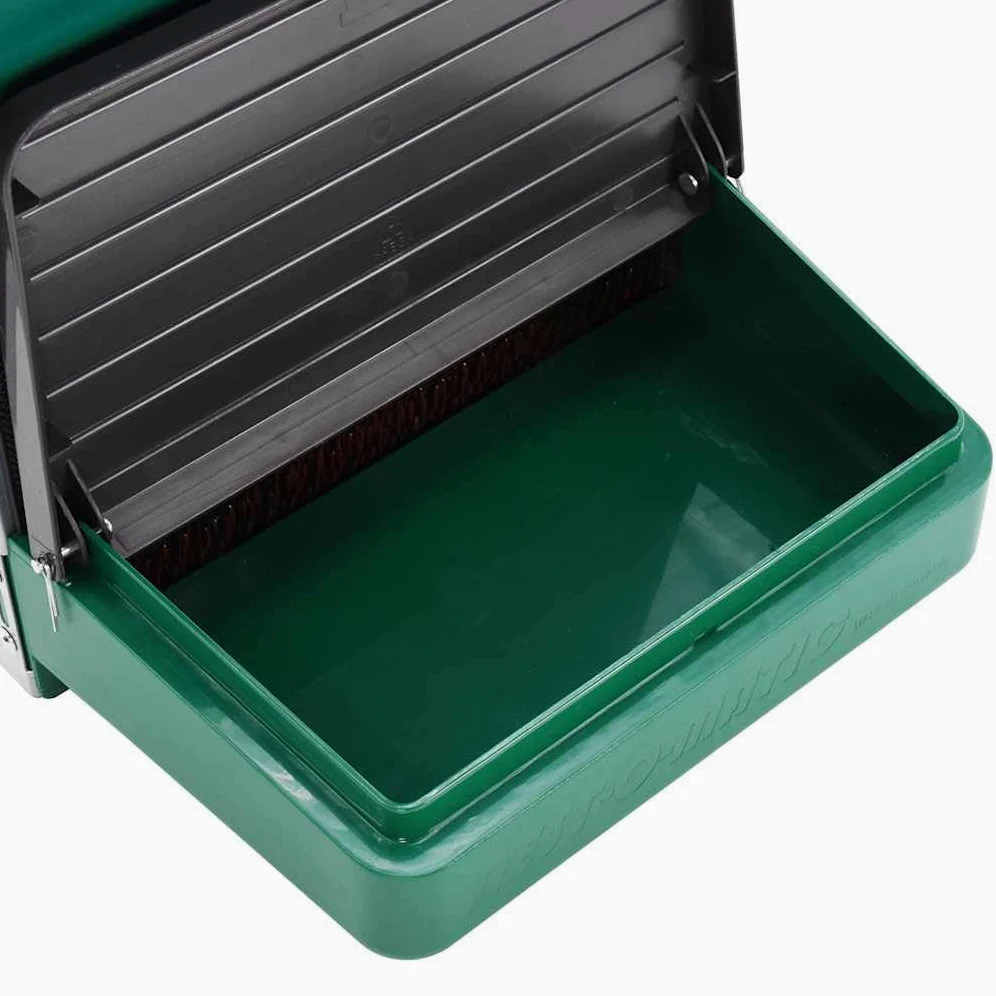 Nestomatic Abroll - Caja nido para aves de corral, chapa de metal galvanizado y plástico ABS, 49 x 31 x 42 cm, con bandeja colectora, base de nido de polietileno, para establo, casa, cabaña