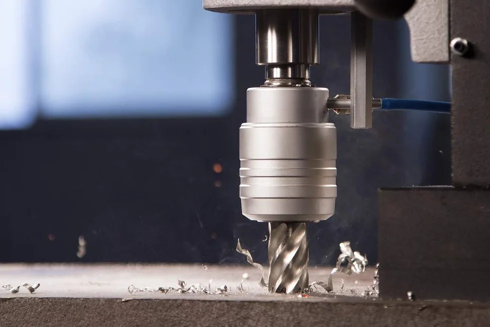 Sistema de perforación de cambio rápido para taladros nucleares y taladros magnéticos | Entrada con llave para taladro con vástago Weldonschaft | montaje industrial MK2, MK3 | ZSS | BDS Maschinen®
