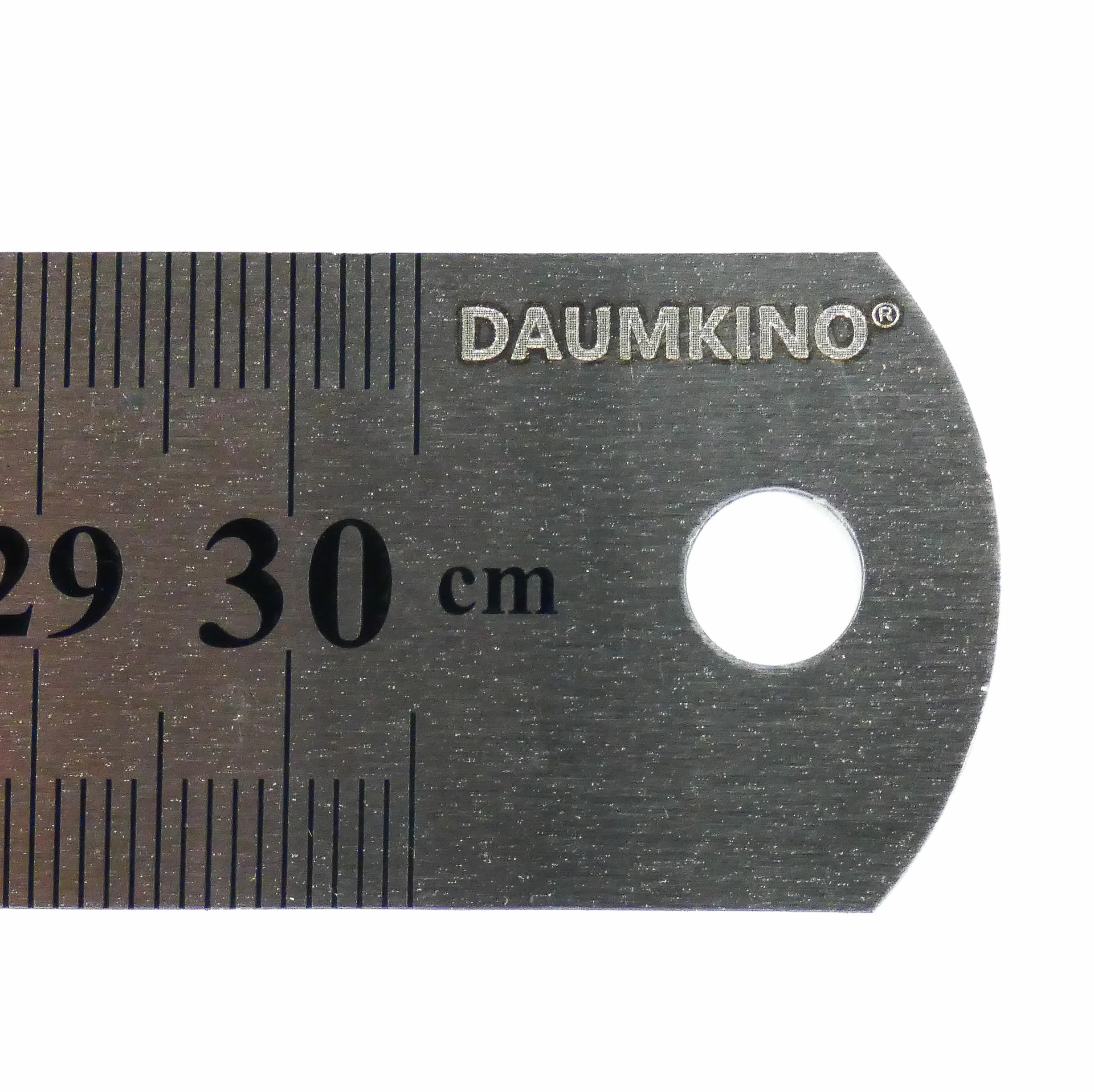 Regla de Acero Inoxidable 30 cm Doble Escala mm y Pulgadas Metálica para Escuela Oficina Taller