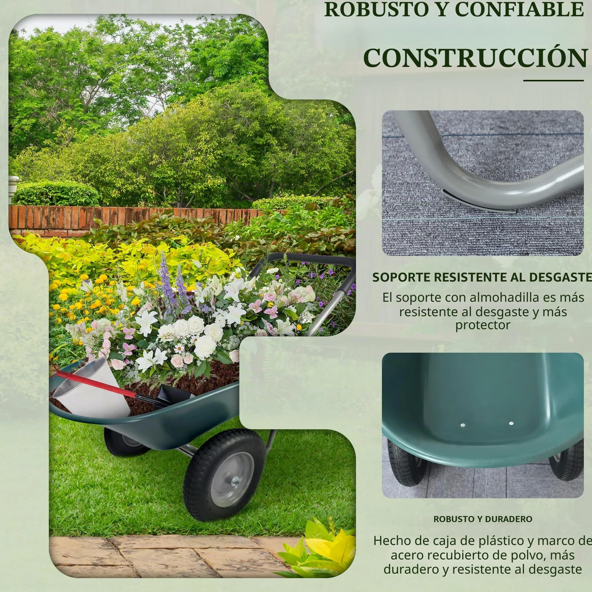 Elevon Carretilla Utilidad de Dos Ruedas con Soporte Integrado