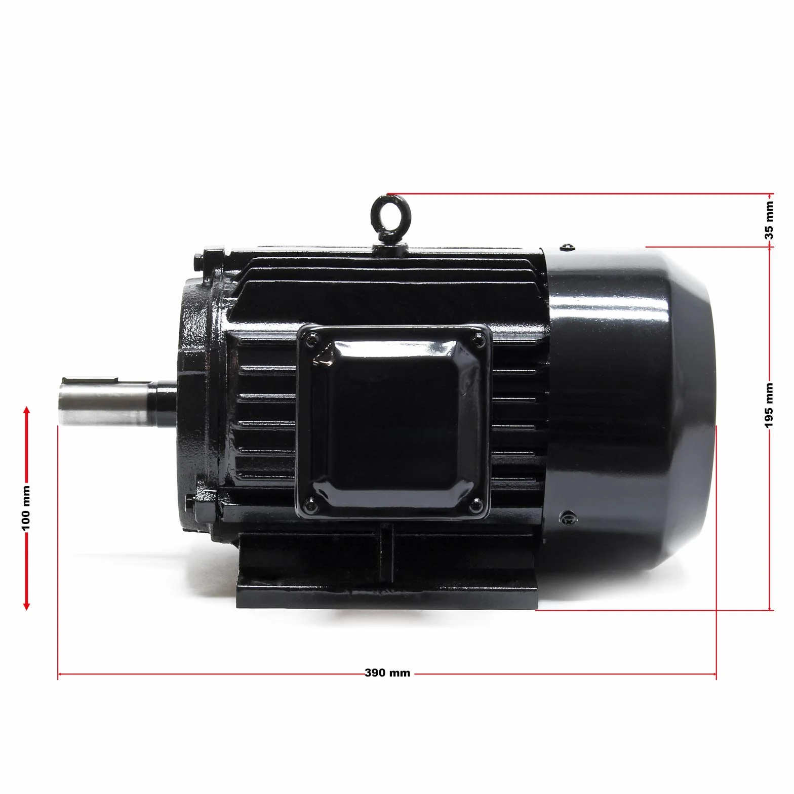 Motor eléctrico trifásico profesional Bobinado de cobre Forma B3 2Polos 400V 3kW 2840rpm IP44