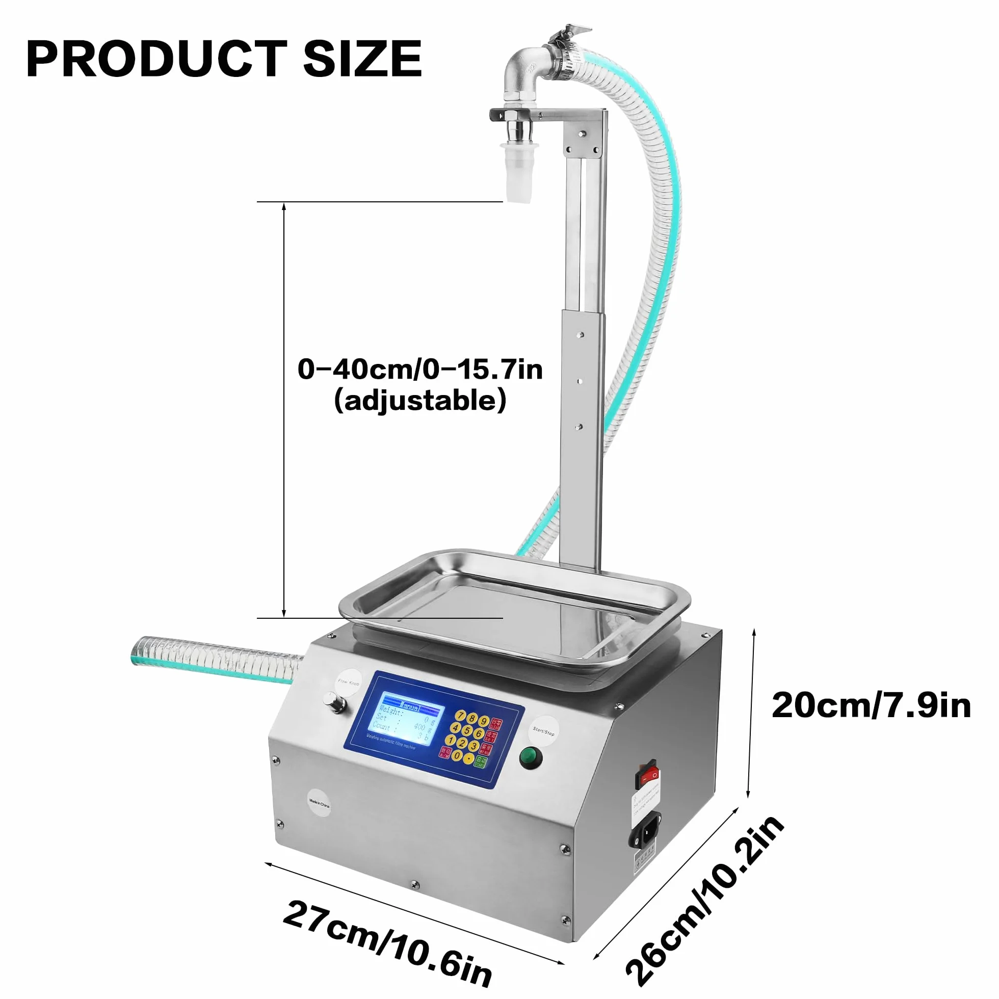 Máquina de llenado de líquidos viscosos BGGFNZ, máquina automática de llenado de botellas de miel, aceite, pasta de sésamo, acero inoxidable