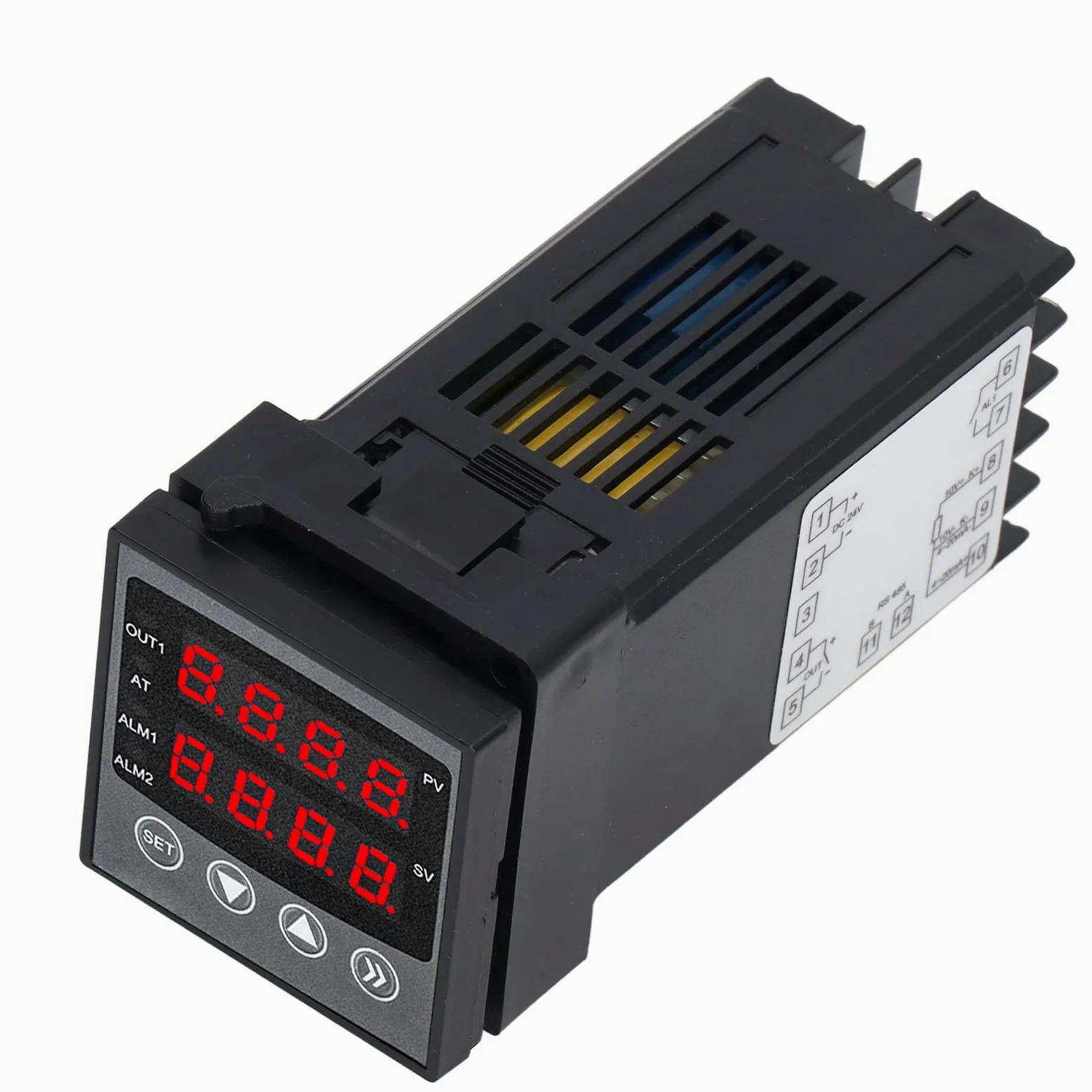 Controlador de Temperatura PID Programa de Alta Precisión Compatible con Termostato Inteligente para Impresión Metalúrgica 1.7x1.7x3.9in