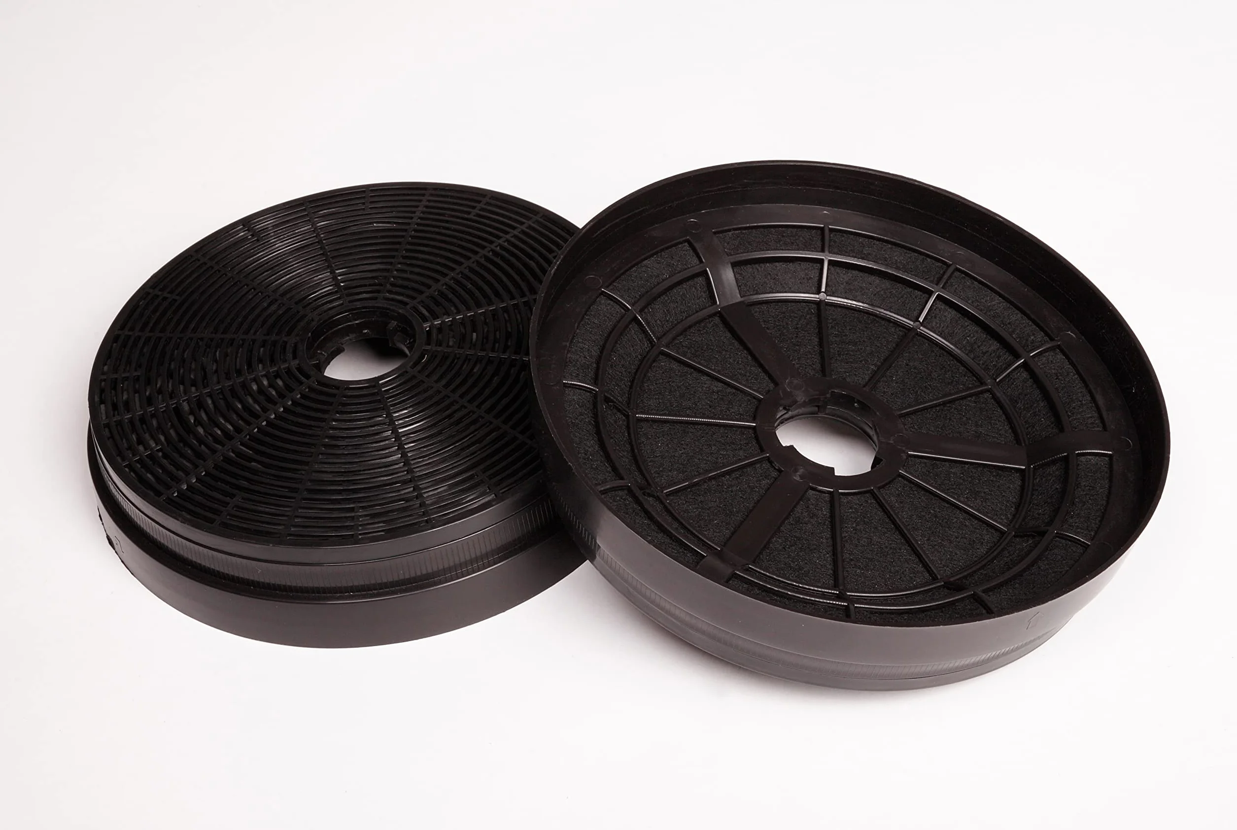 FireKing KF6 Campana extractora de mesa 60 cm acero inoxidable cristal negro