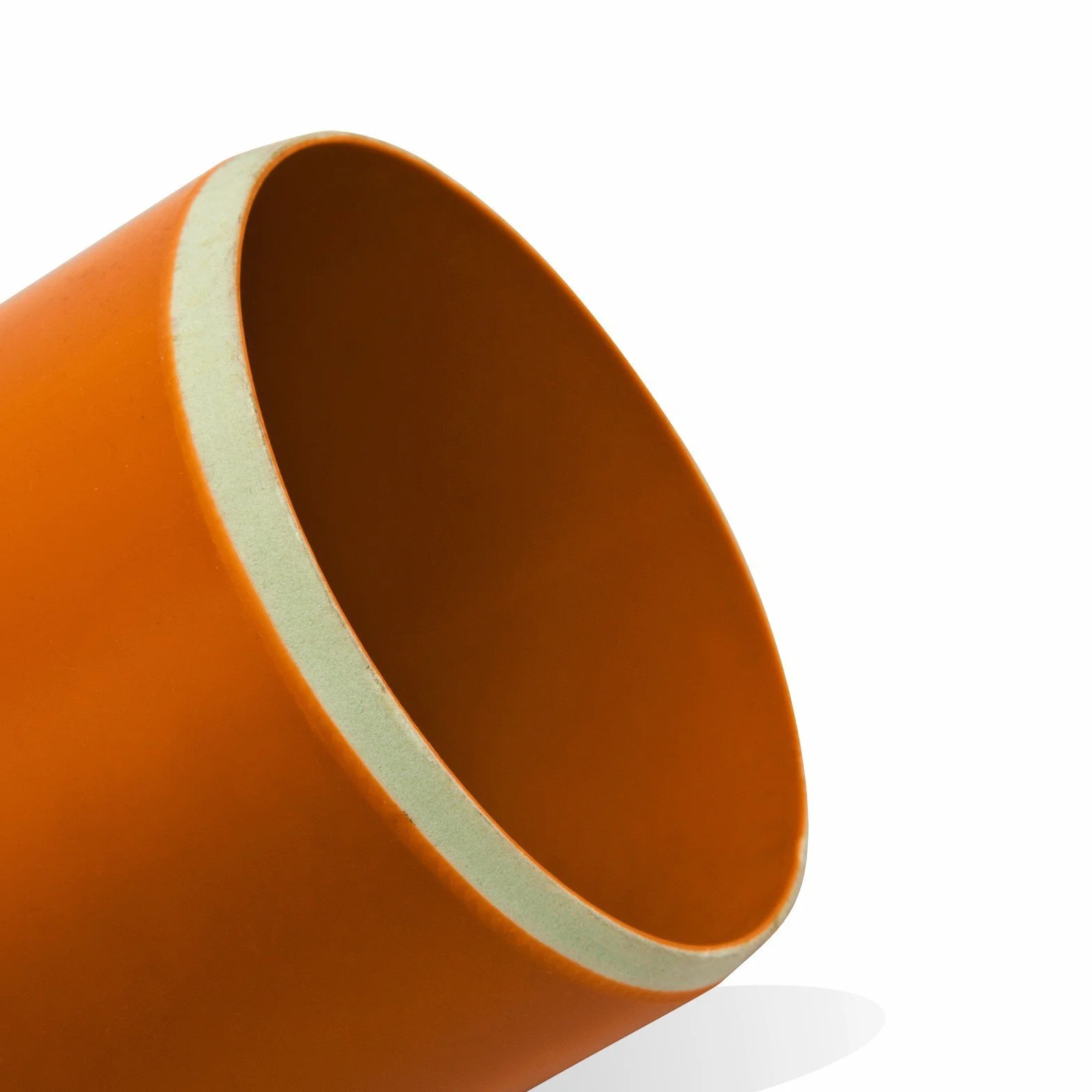 Ostendorf Tubo PVC SN 4 Coex DN/OD 125 x 1000 mm Marrón Anaranjado Alcantarillado