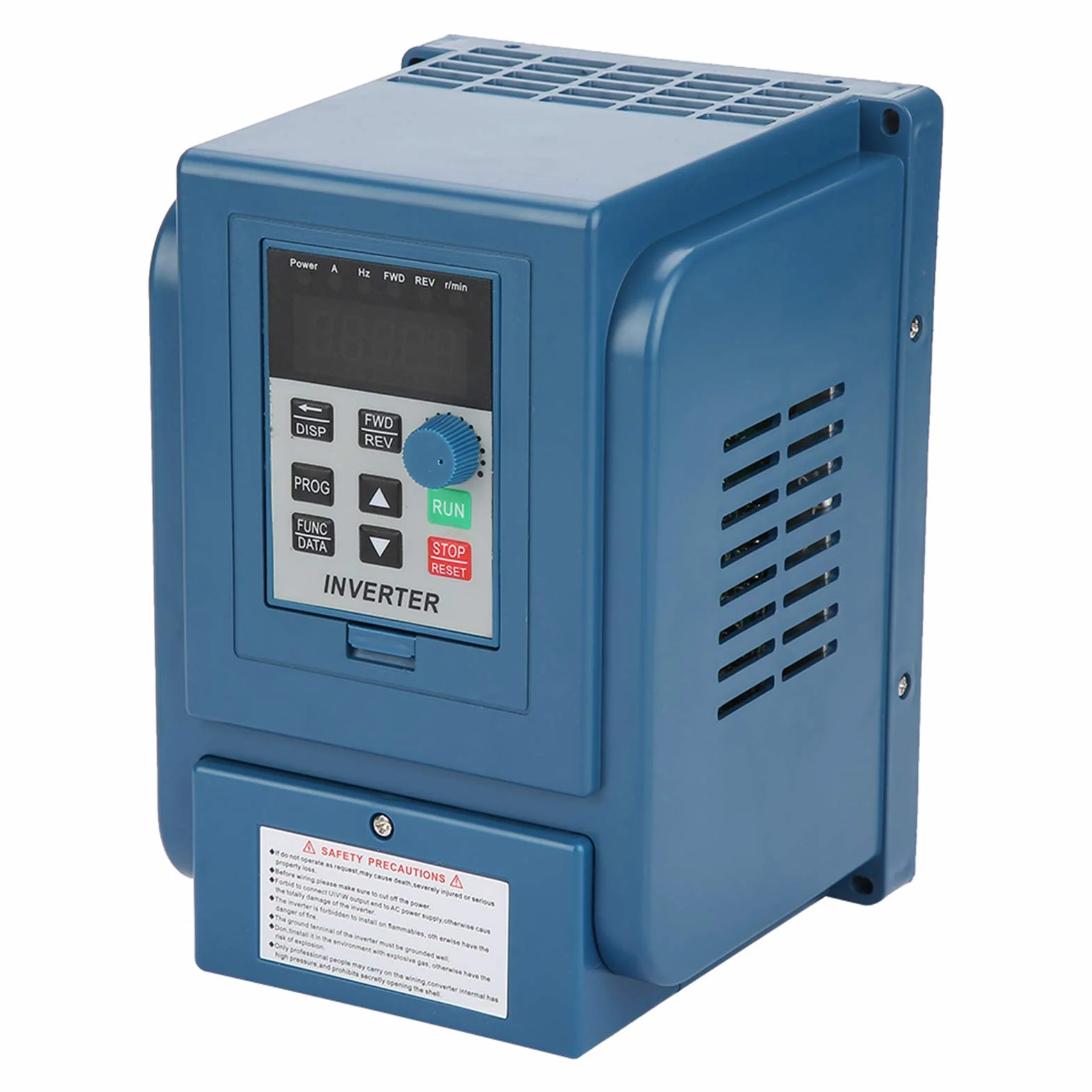 Wakects Variador de Frecuencia 380V AC 3 Fase 4a 1.5KW Controlador de Velocidad VFD para Motor Trifásico