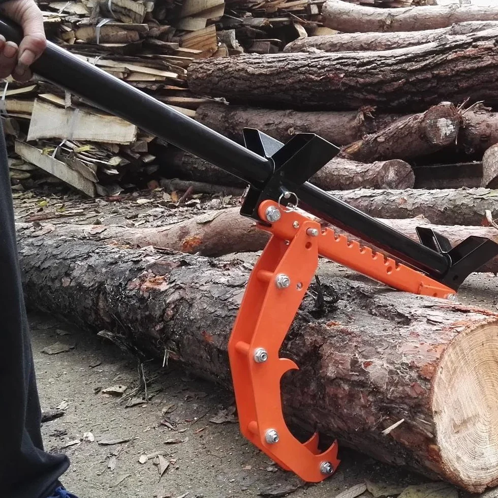 FUXTEC Palanca de tala de Garra doblada 5en1 117cm - Ideal para talar leña, volteador de Troncos, volteador de Troncos Profesional