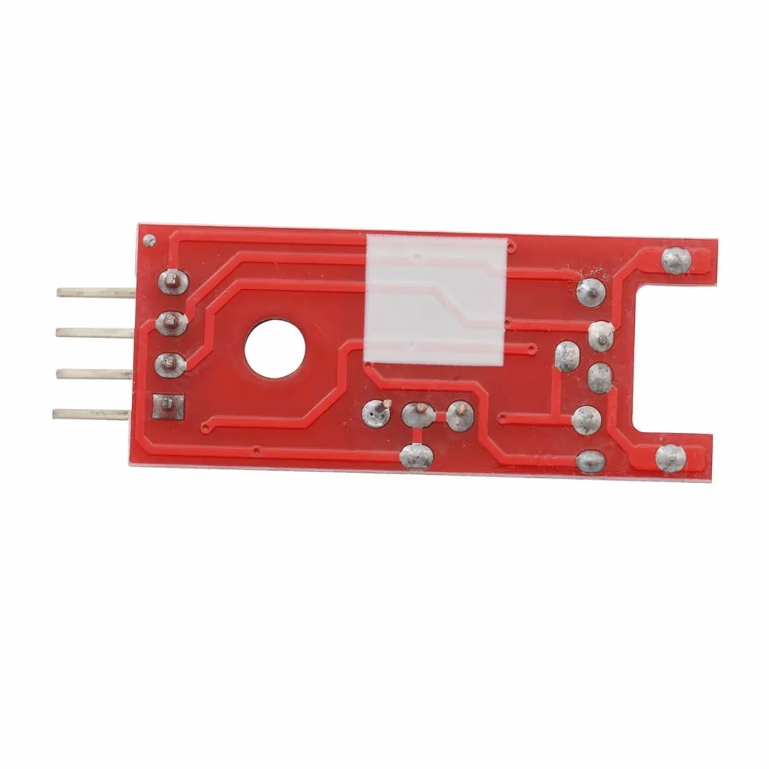 KY-024 Sensor magnético Hall lineal CC 5 V Sensor de efecto Hall LM393 con sonda de inducción magnética Se puede utilizar para detectar la velocidad y la posición de motores (Paquete de 3)