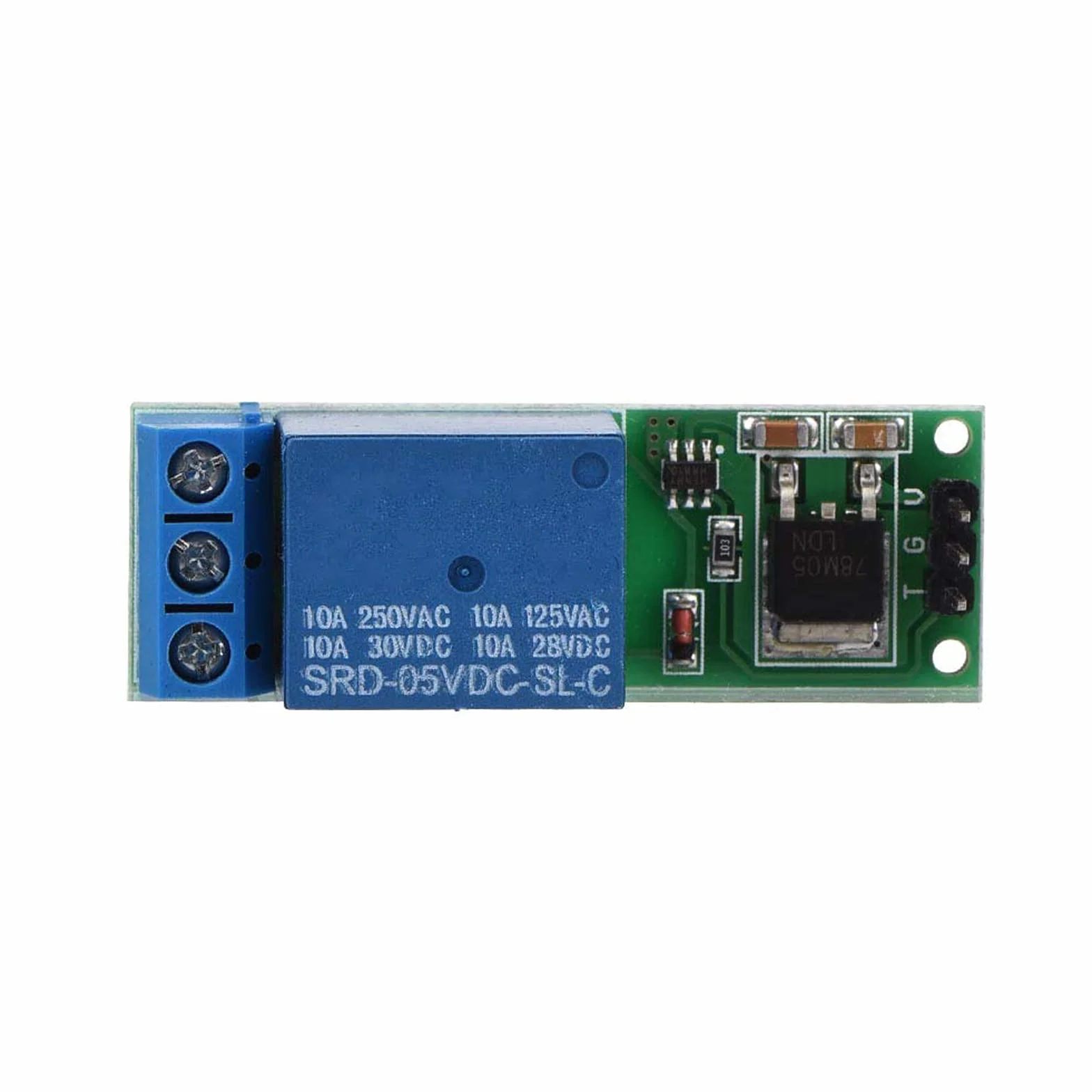 Mini tablero de disparo de 6-24 V, módulo de relé de pestillo abatible, interruptor de bloqueo automático biestable, disparador de pulso bajo
