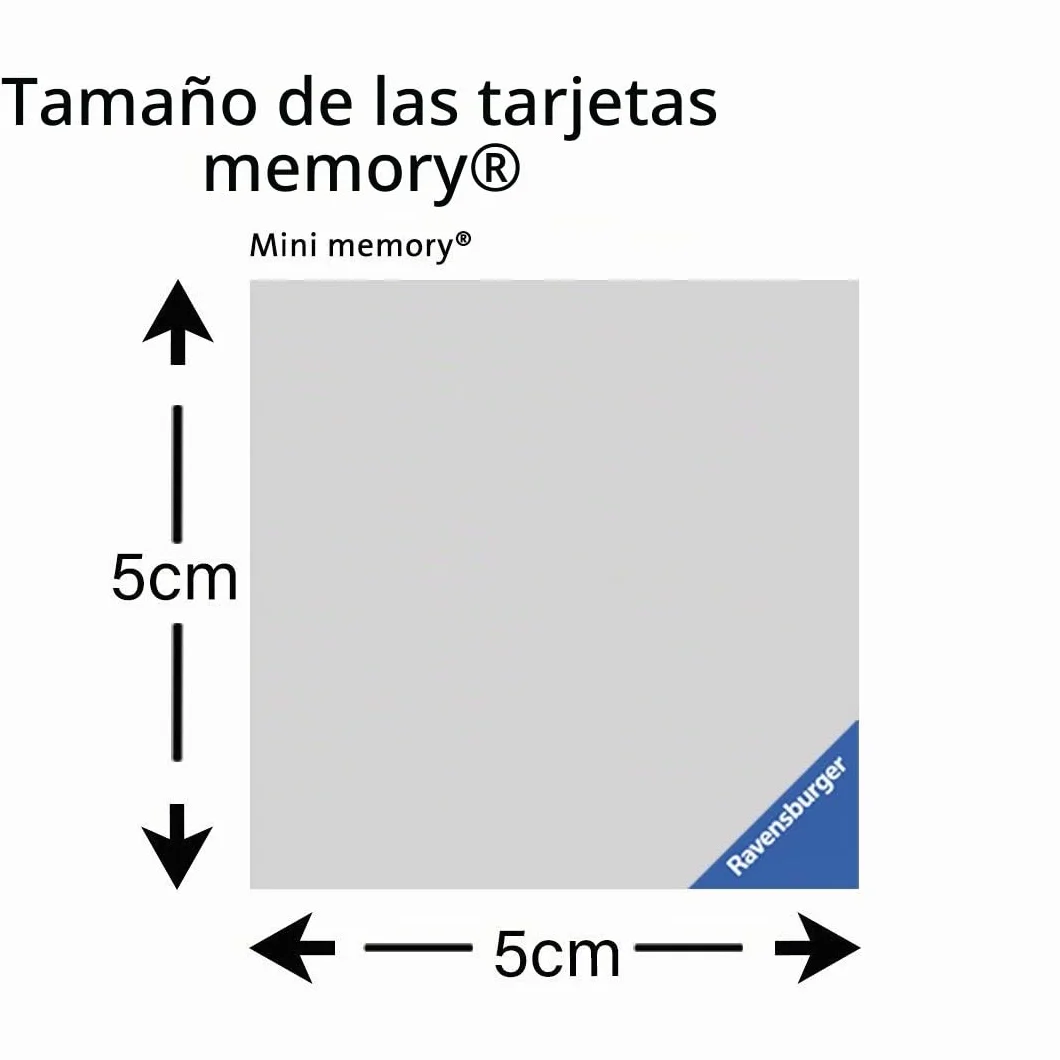 Ravensburger Mini Memory Marvel Spiderman Juego de Mesa Niños 2-6 Jugadores 48 Cartas