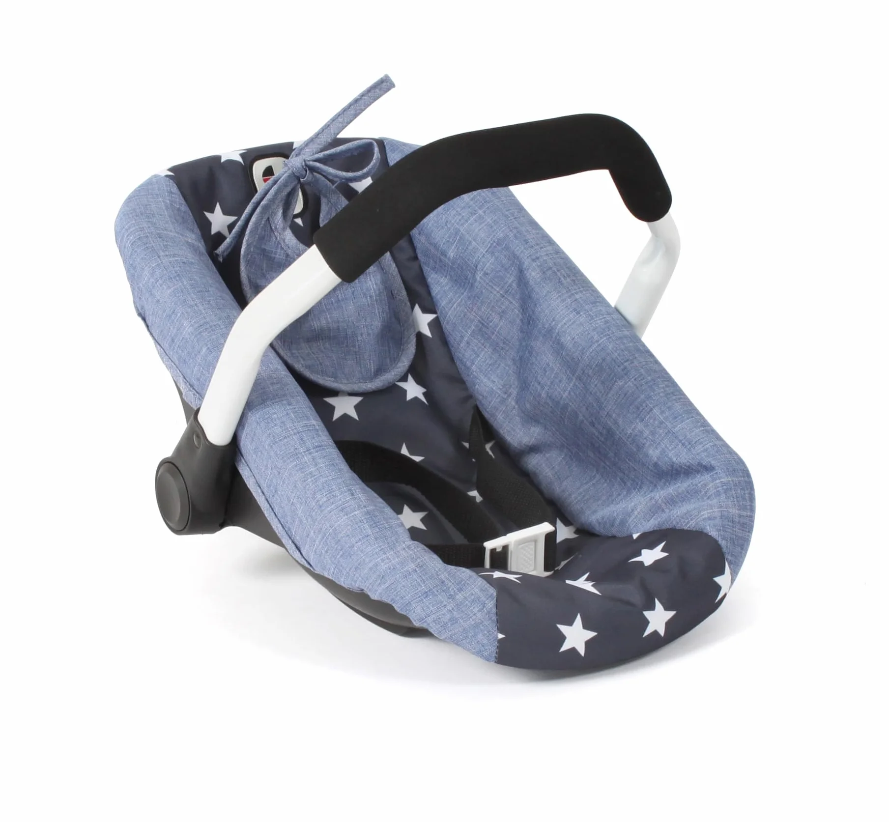 Bayer Chic 2000 Asiento de Coche para Muñecas, Portamuñecas, Azul Marino, 45x31x32 cm