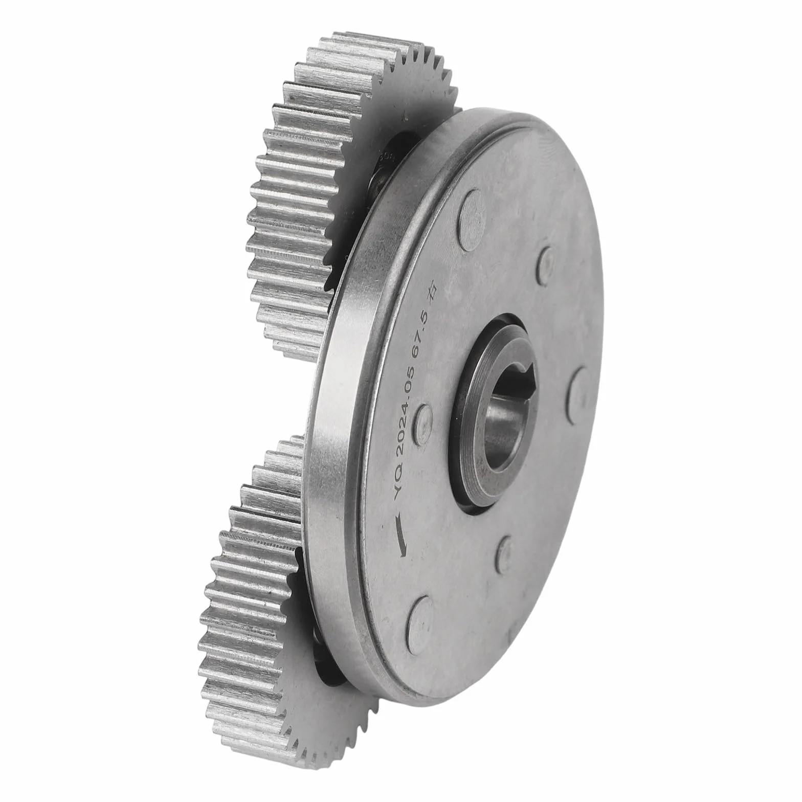Juego de engranajes planetarios 36T para motor Bafang 500W-750W, acero, 47.5mm, 88mm giro derecha, 12mm plateado