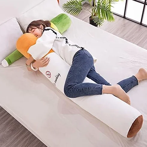 Cojín para Dormir cilíndrico Creativo para Fumar, Almohada para Cigarrillos