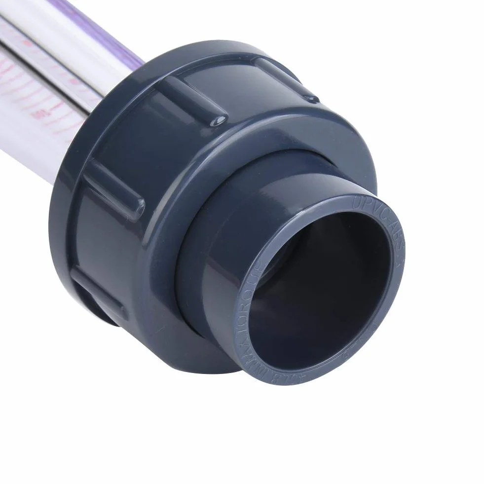 Caudalímetro de líquido LZS-25 (D) 60-600L/H Plástico ABS Alta precisión