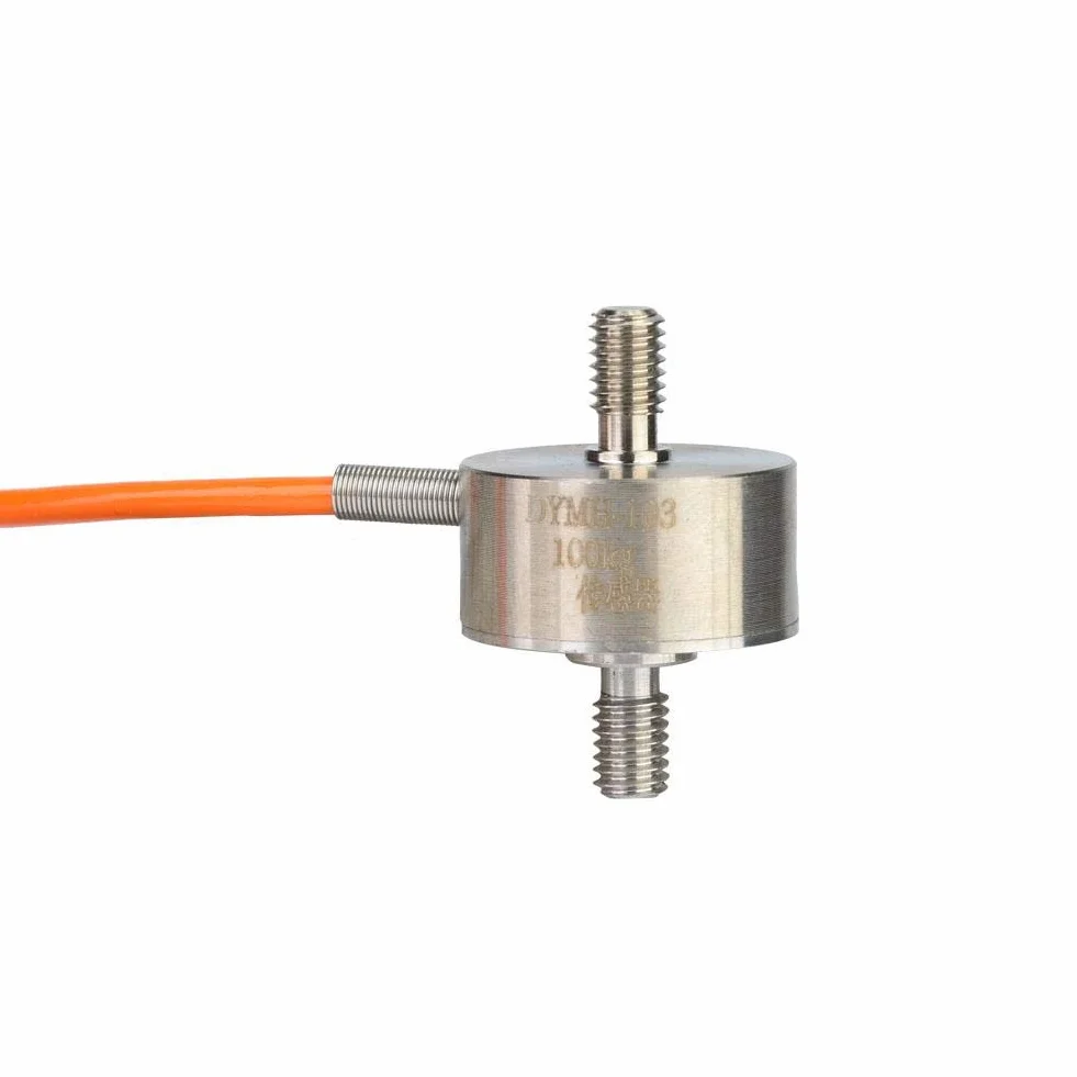 LiebeWH Micro Sensor de Pesaje de Celda de Carga Miniatura Sensor de Tensión de Presión de Varilla de Tracción, DYMH-103 Sensor de Fuerza de Tensión y Compresión Célula de Carga Aplicable(0~5kg)