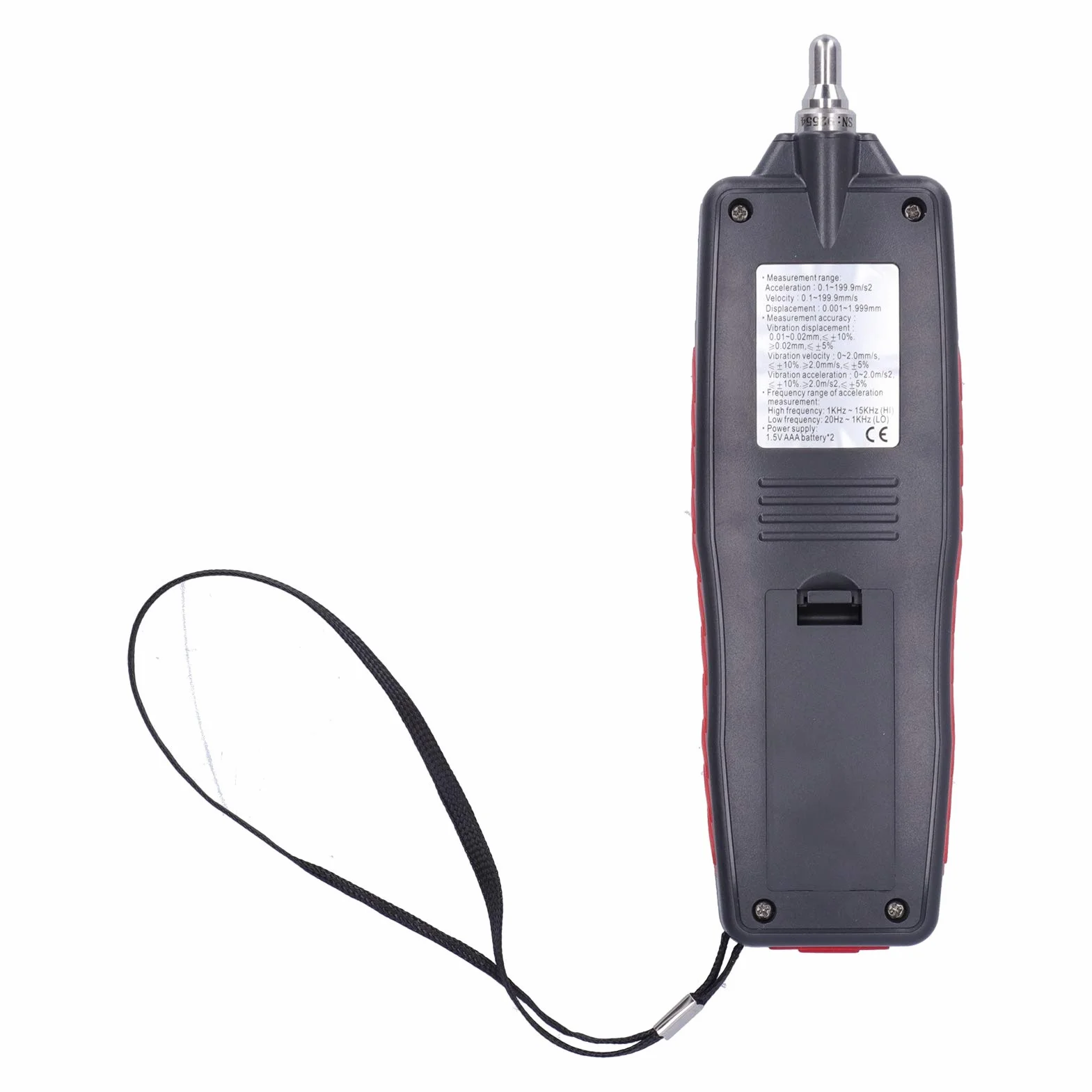 Srliya WT63B Medidor de Vibración Portátil Color LCD LCD Digital Vibration Analyzer Equipo de Prueba