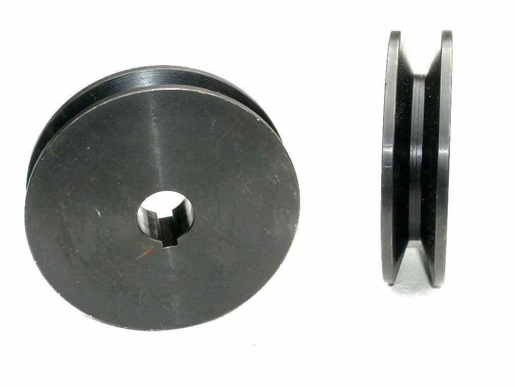 Polea 150 x 24 mm orificio 24 mm motor eléctrico eje 150 mm