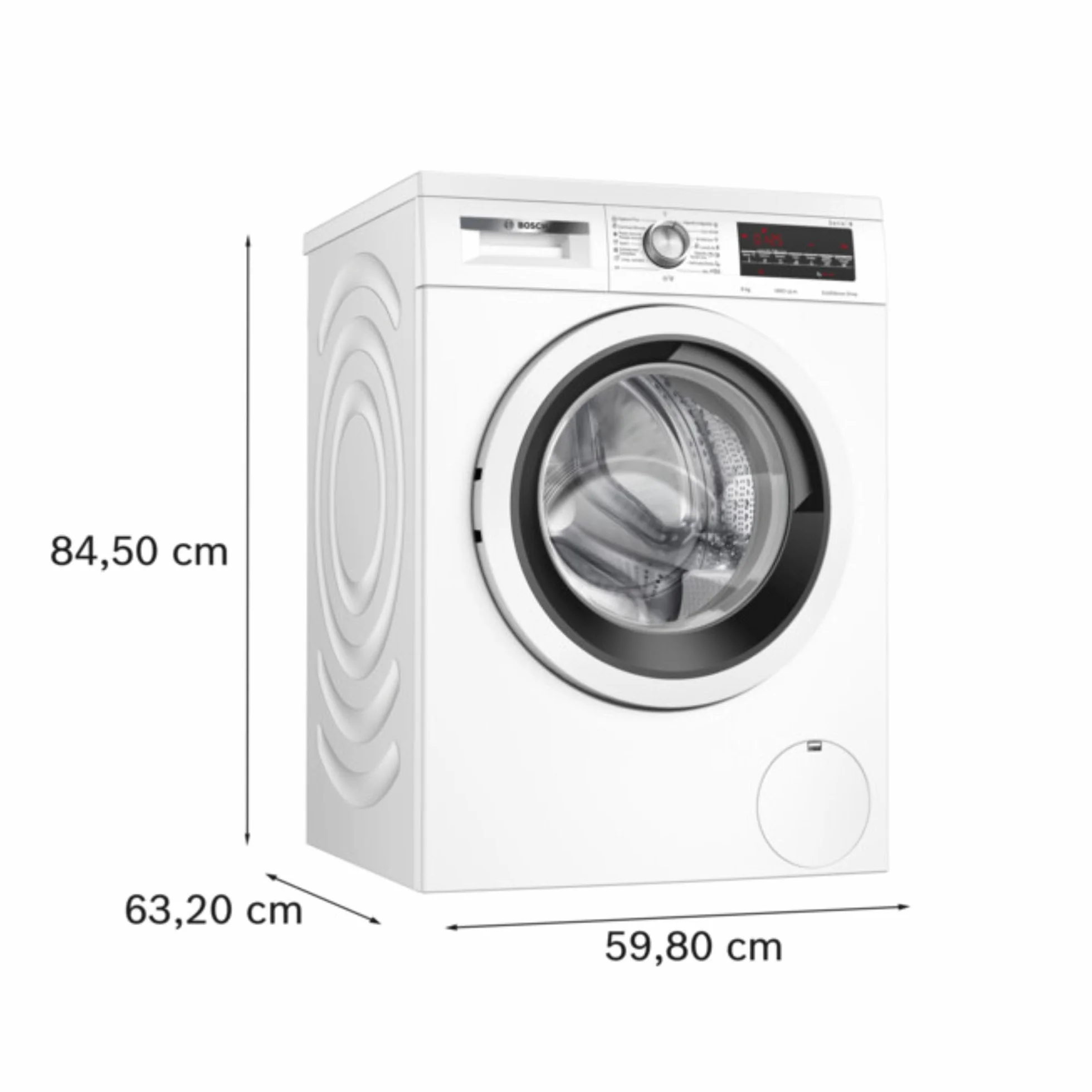 Bosch Serie 6 WUU28T63ES Lavadora 8 kg EcoSilence Blanco Libre Instalación